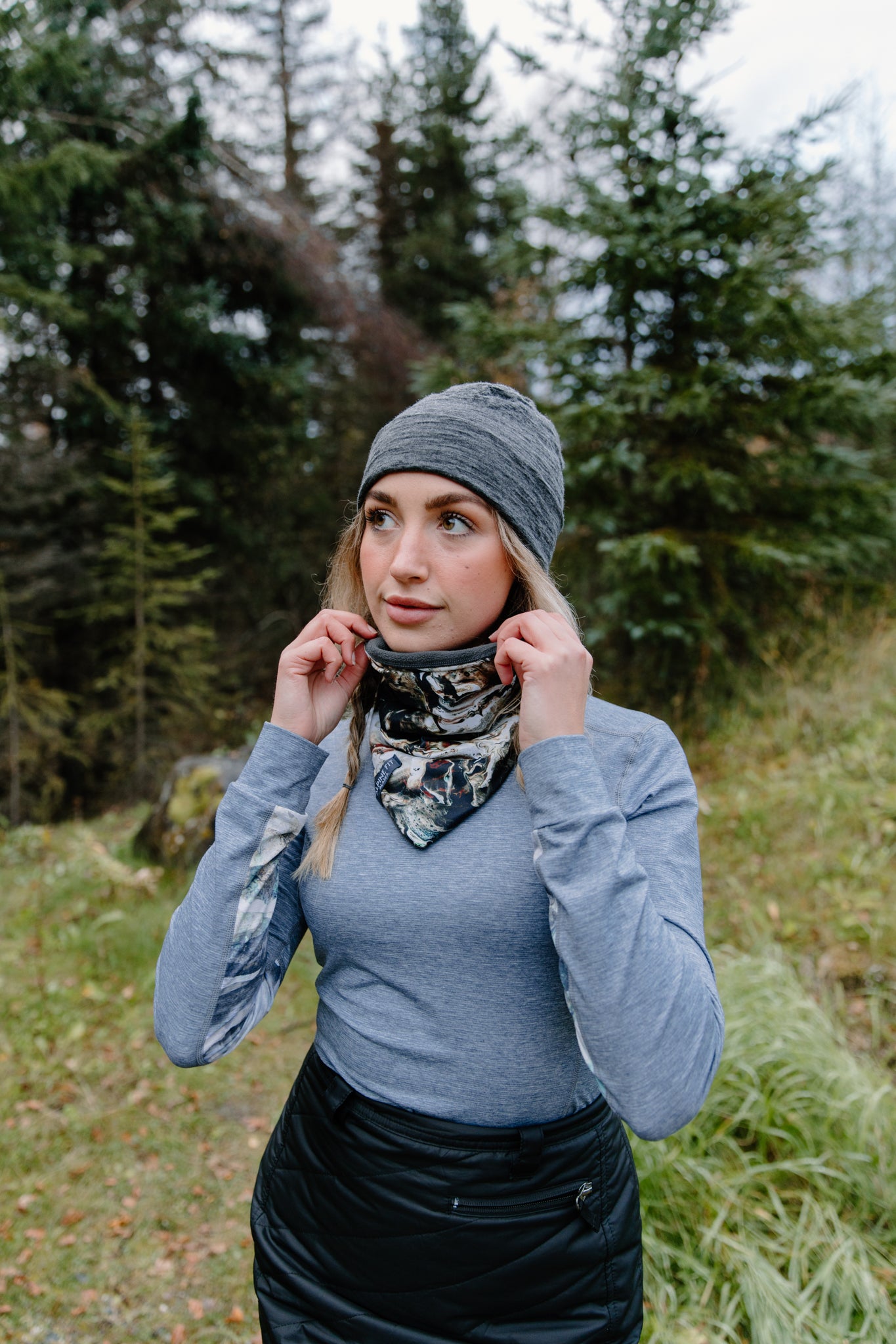 Vermont fall hiking layering clothes