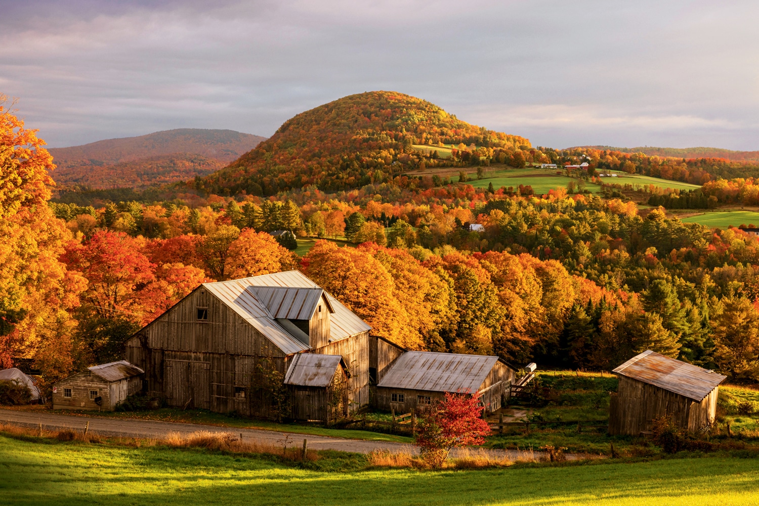 St. Johnsbury Vermont Northeast Kingdom fall foliage