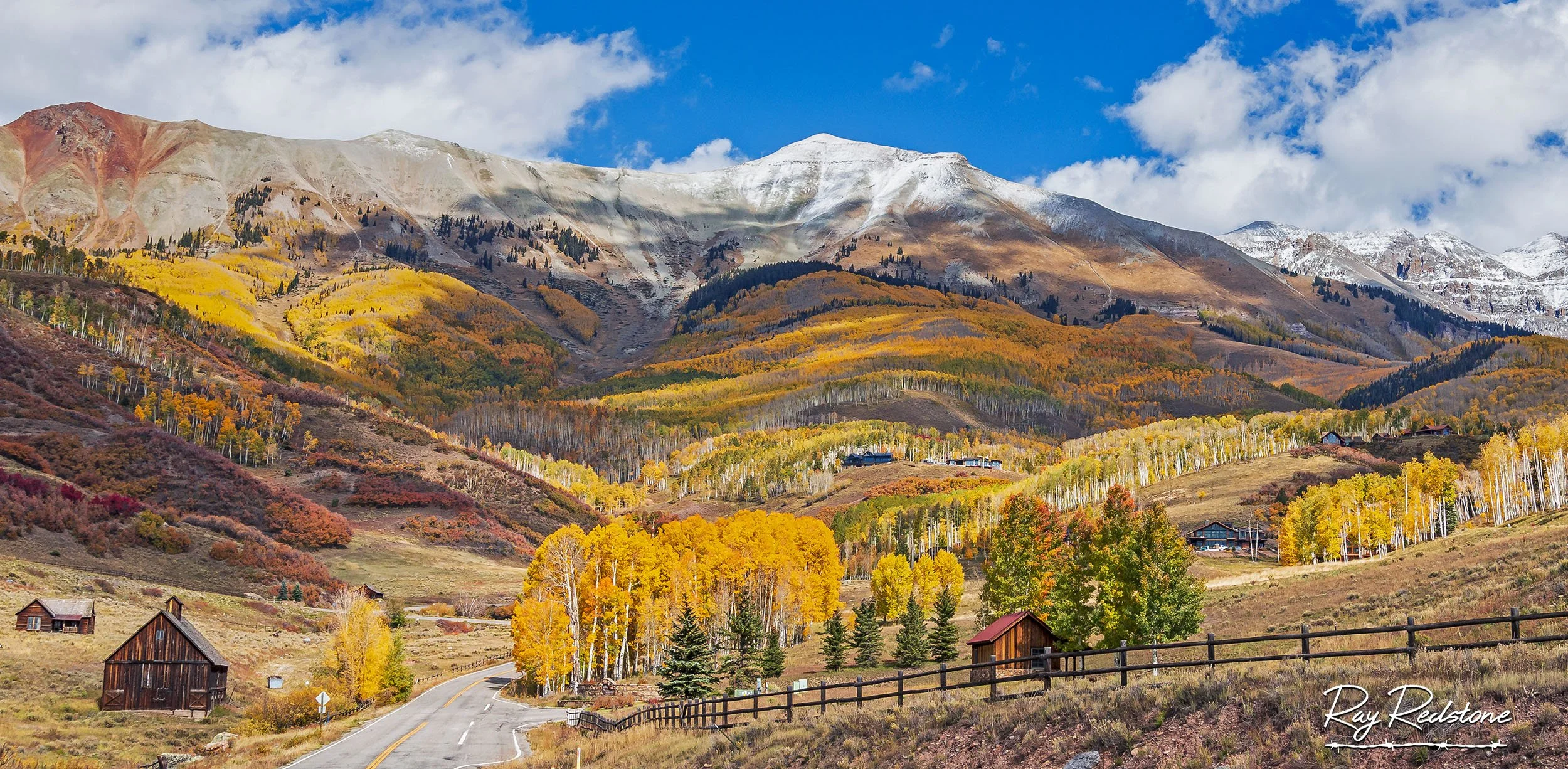 Telluride Colorado fall foliage mountains
