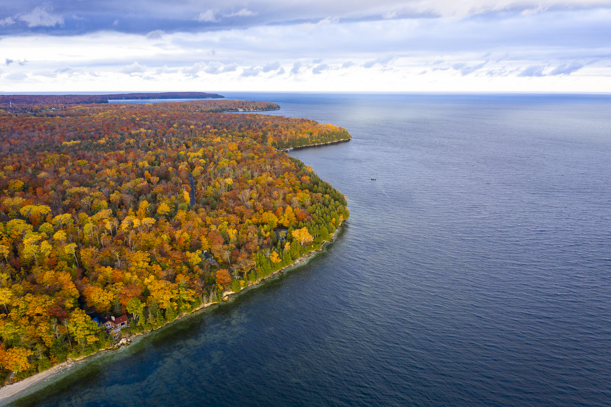 Door County Wisconsin fall foliage