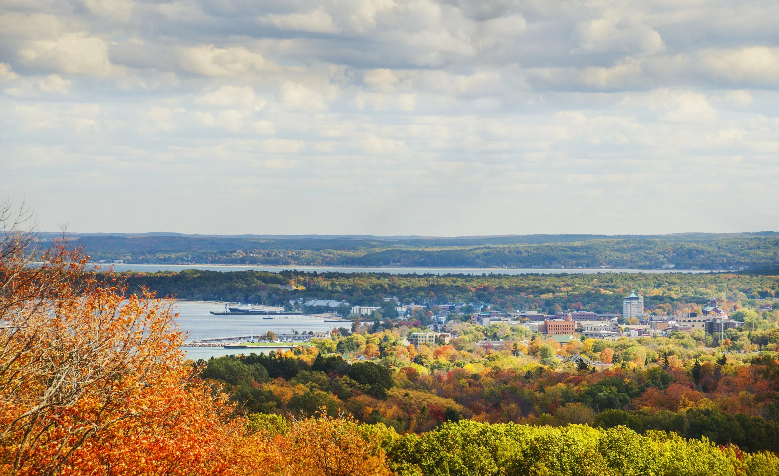 Traverse City Michigan fall colors