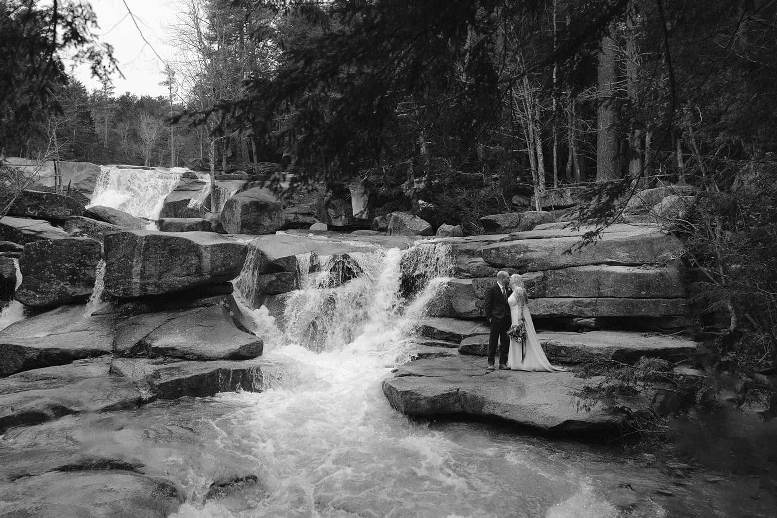 White Mountains New Hampshire Diana's Baths waterfall fall