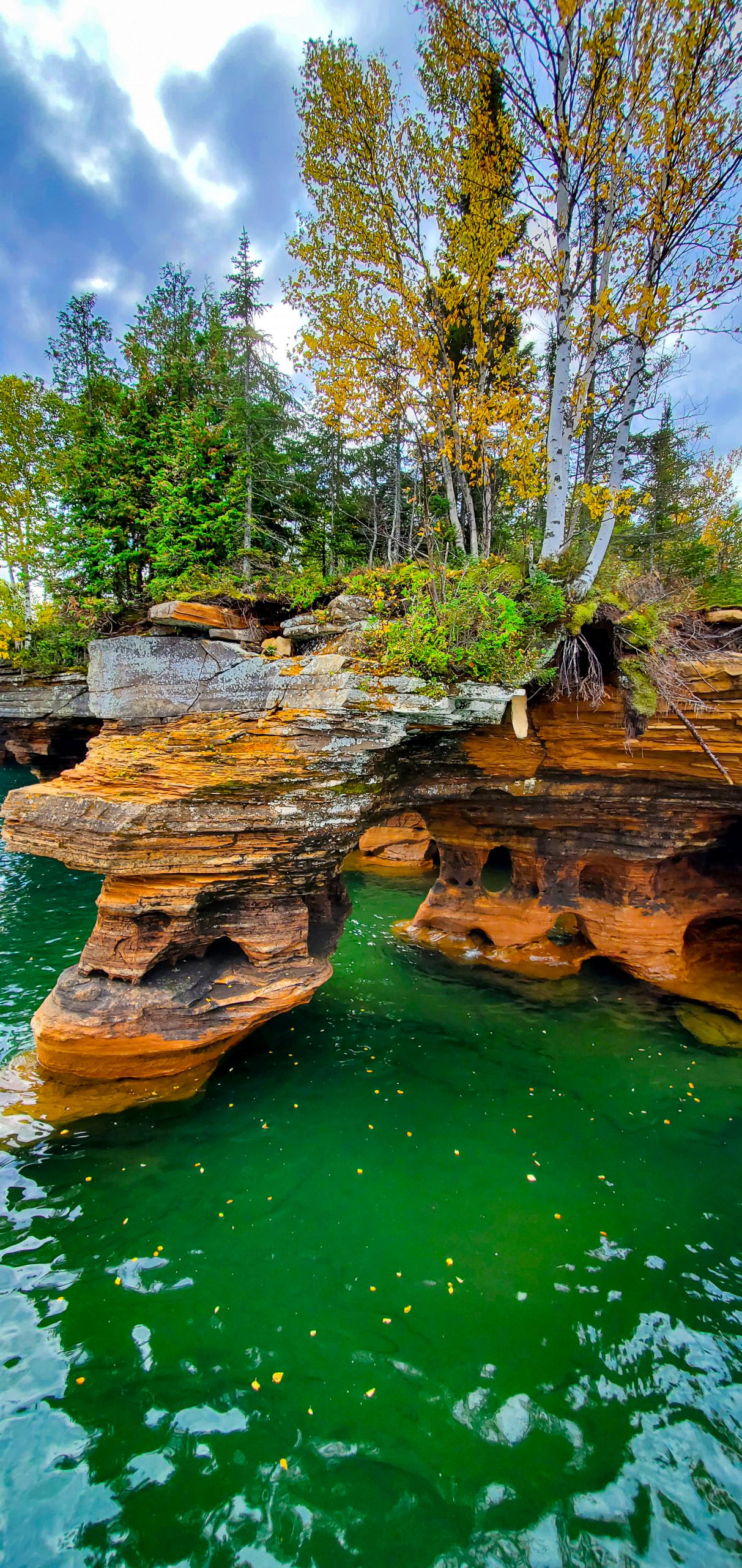 Madeline Island Lake Superior fall colors