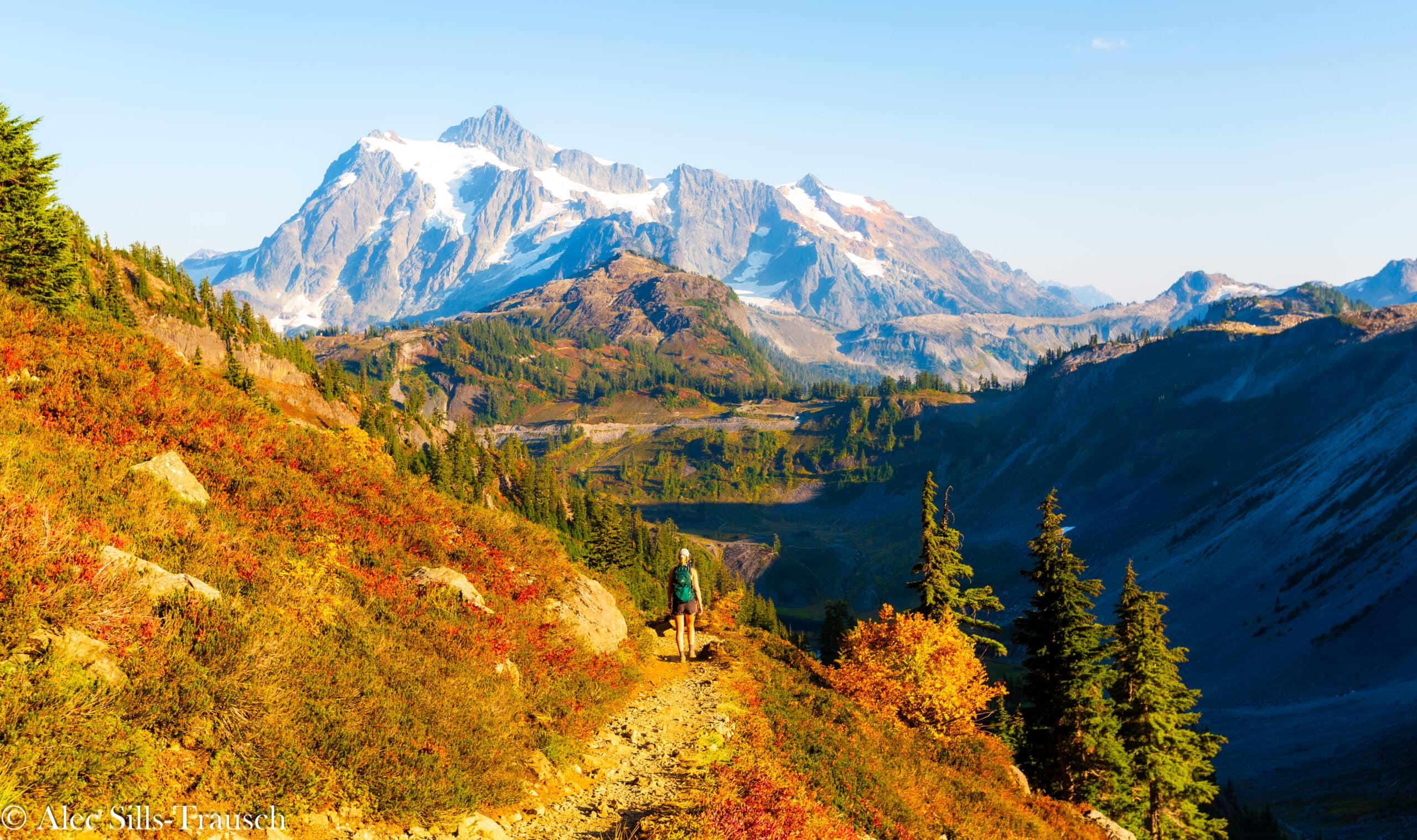 ptarmigan ridge mount baker fall larch