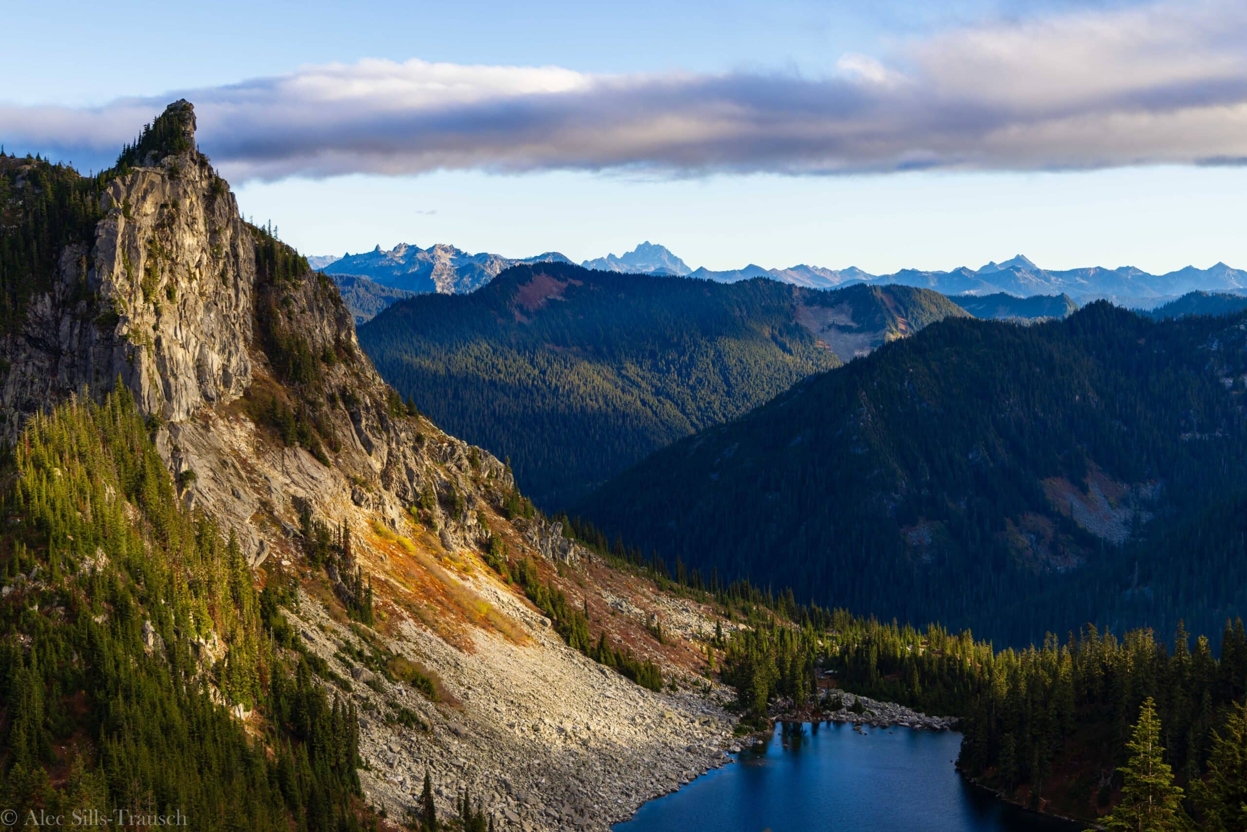 lake valhalla mount mccausland fall