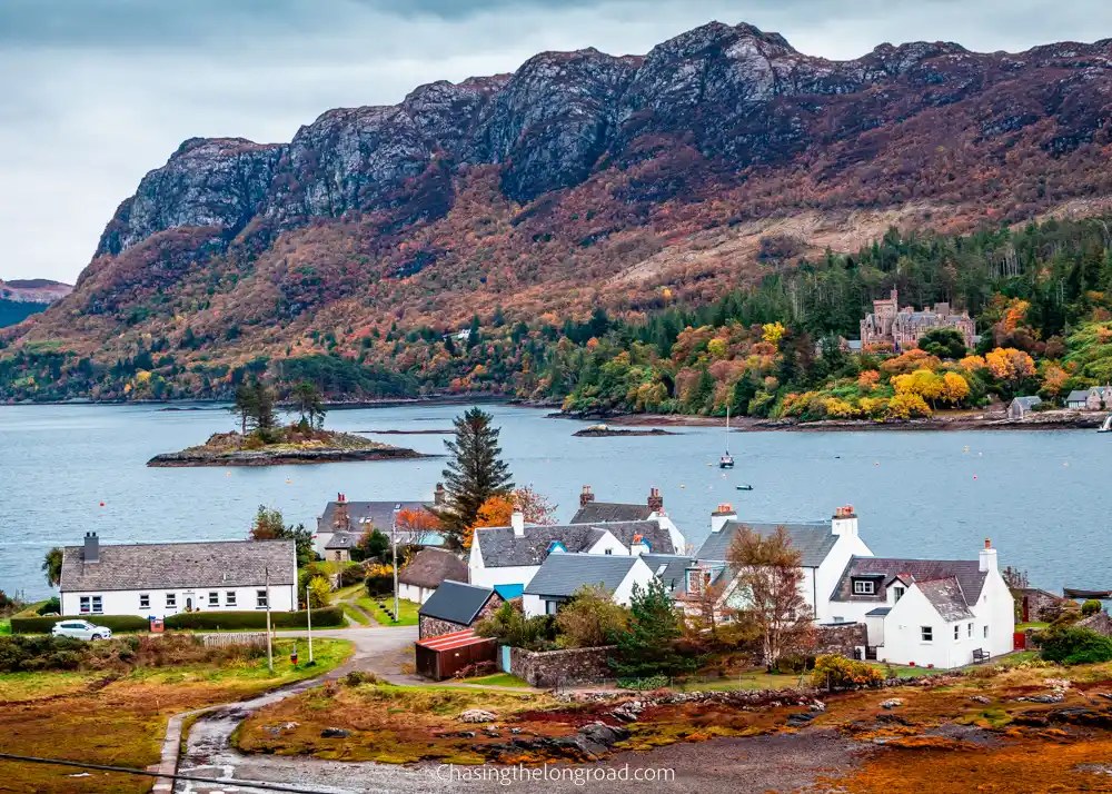 plockton village scotland autumn