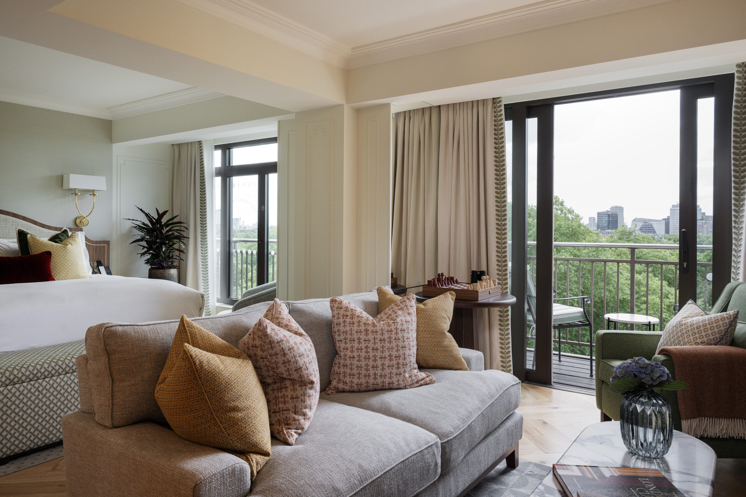 Scottish boutique hotel autumn view