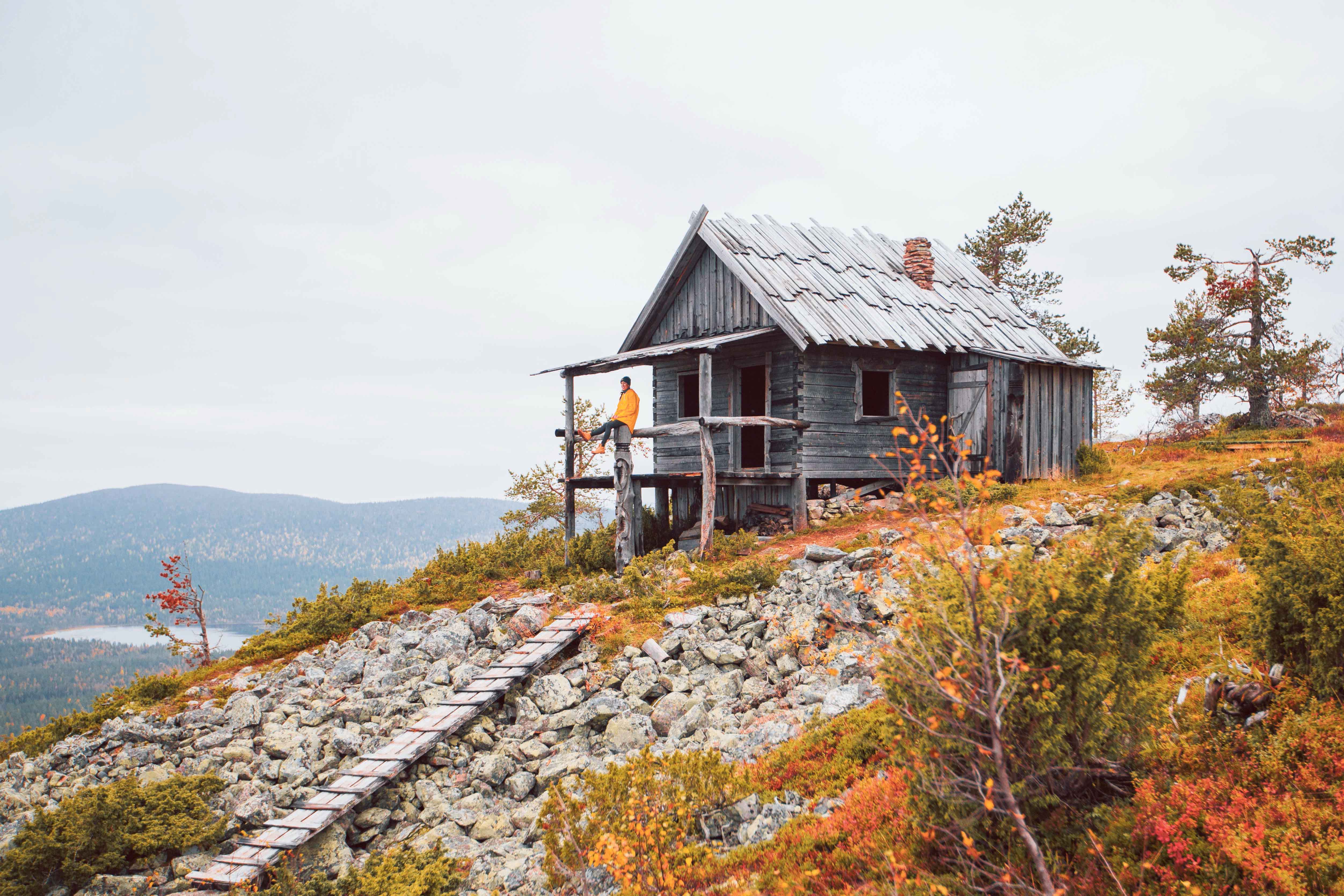 Finnish ruska autumn foliage Lapland