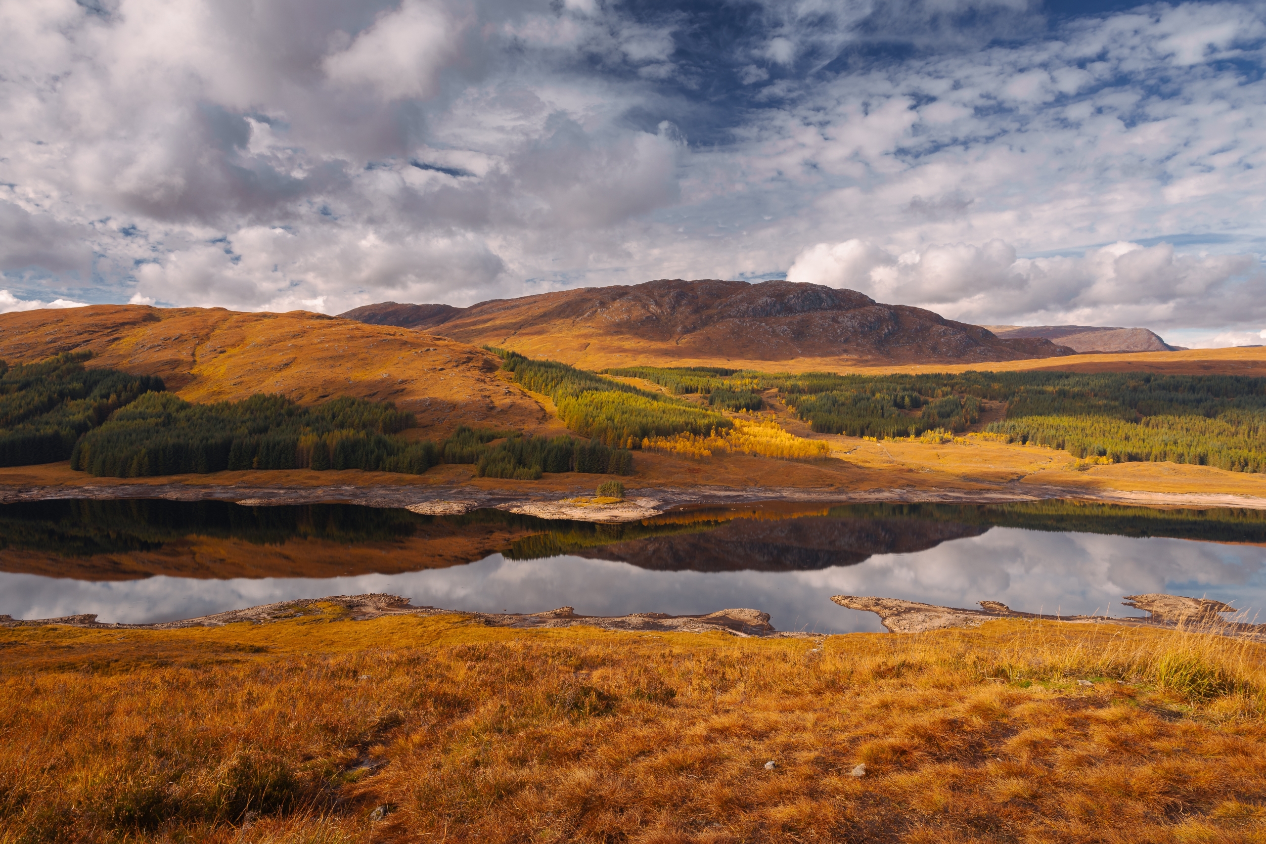 Scottish Highlands Perthshire autumn foliage