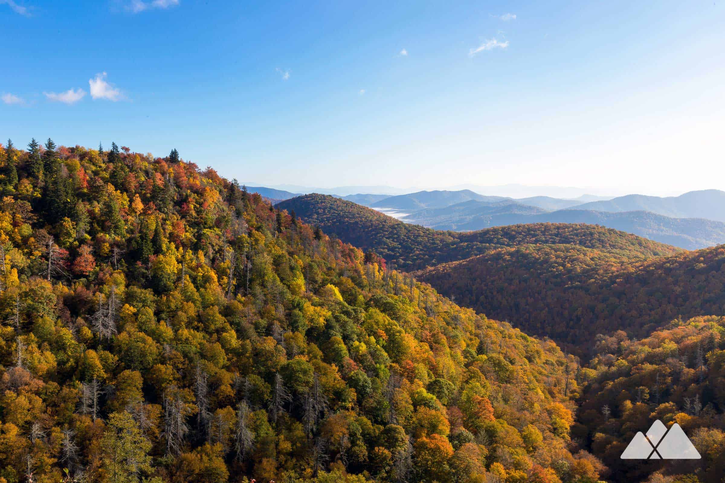 fall foliage hiking asheville north carolina
