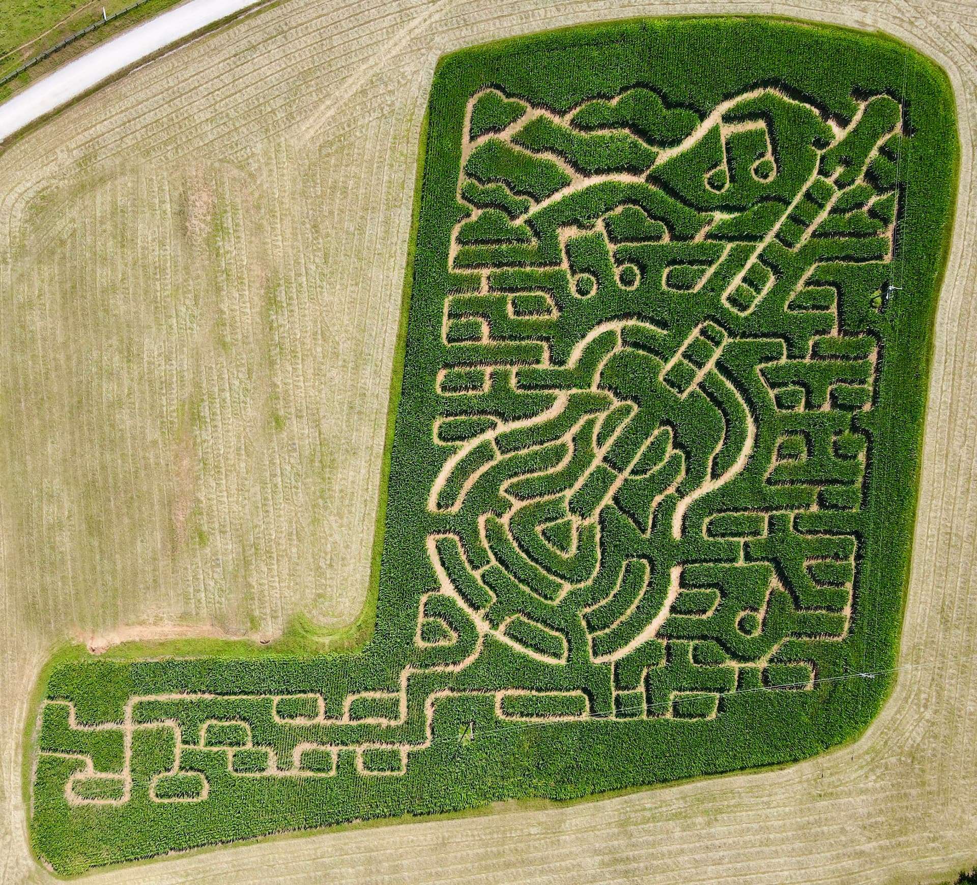 Ober Mountain Fall Festival hay maze