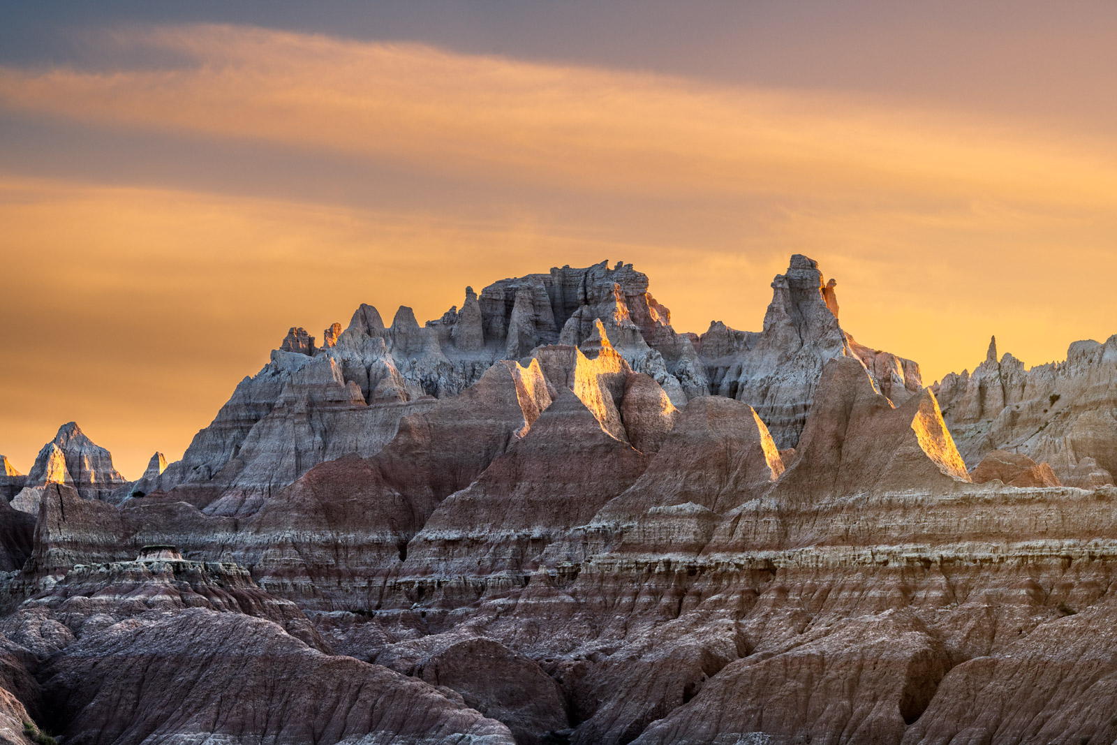Badlands National Park South Dakota colorful formations