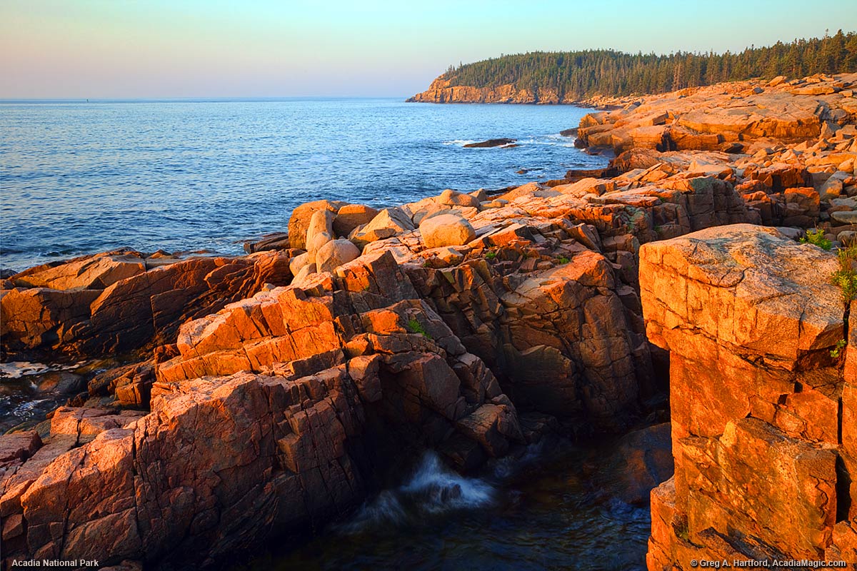 Acadia National Park Maine coastal cliffs