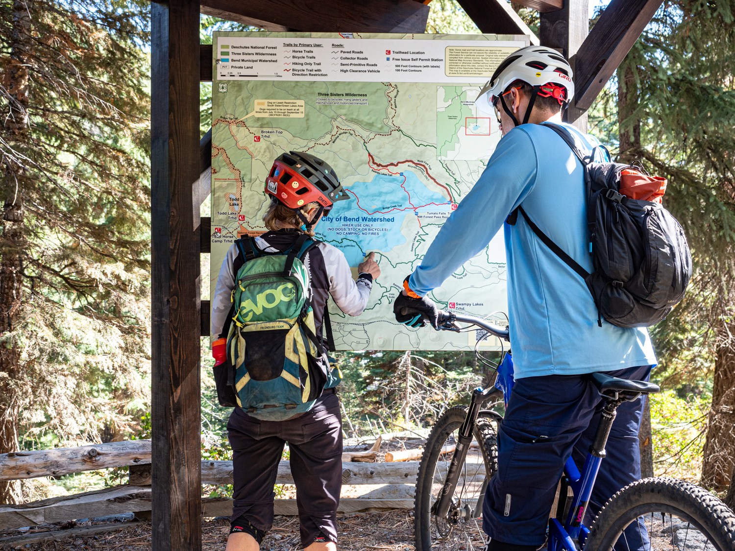 Bend Oregon high desert mountain biking September