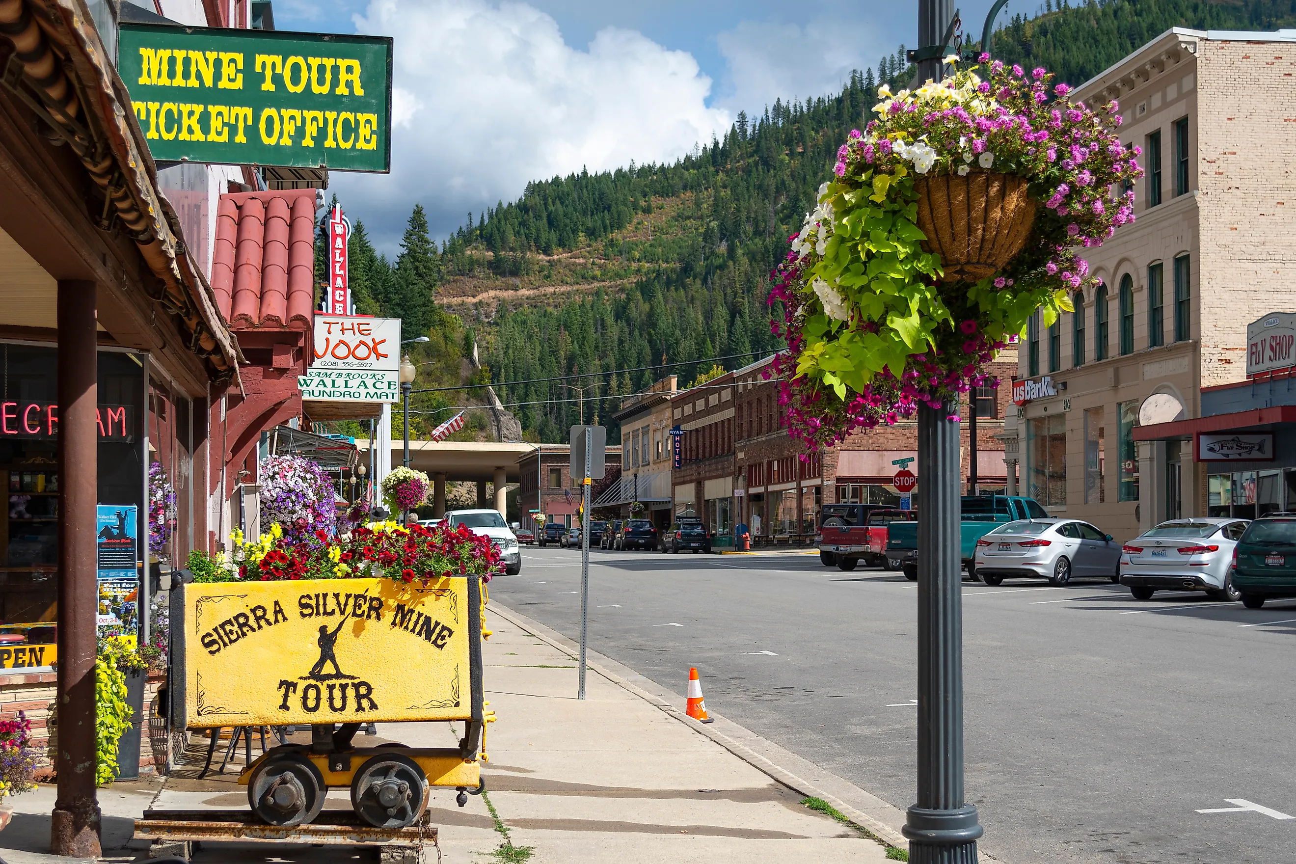 Wallace Idaho Panhandle historic mining town