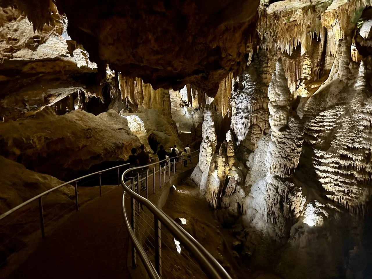 Luray Caverns entrance fall foliage