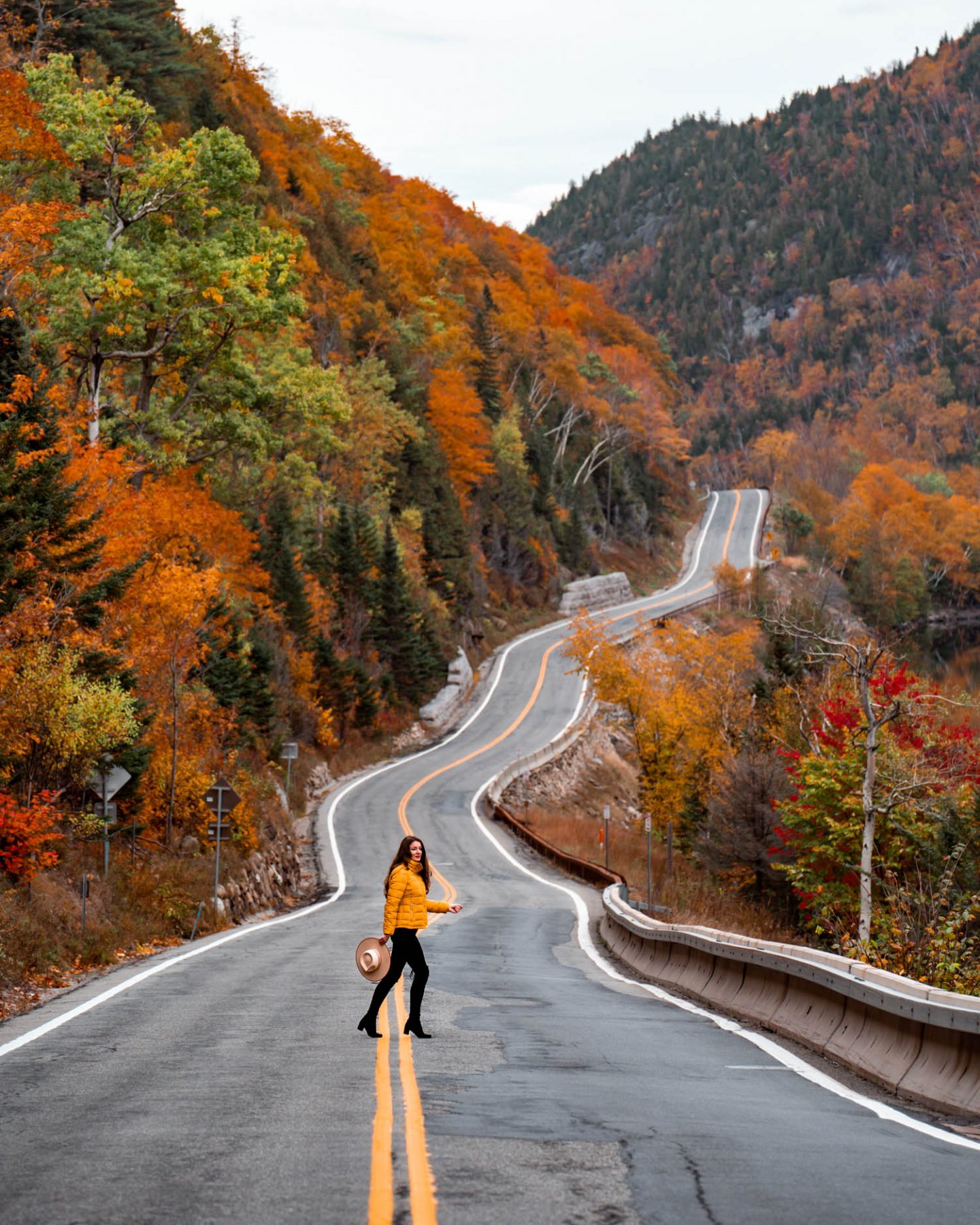 Route 73 Cascade Lakes fall foliage
