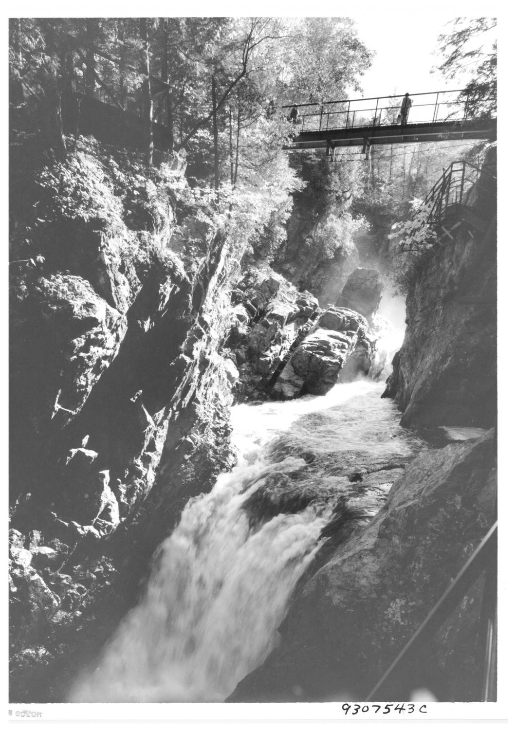 High Falls Gorge Ausable River fall colors