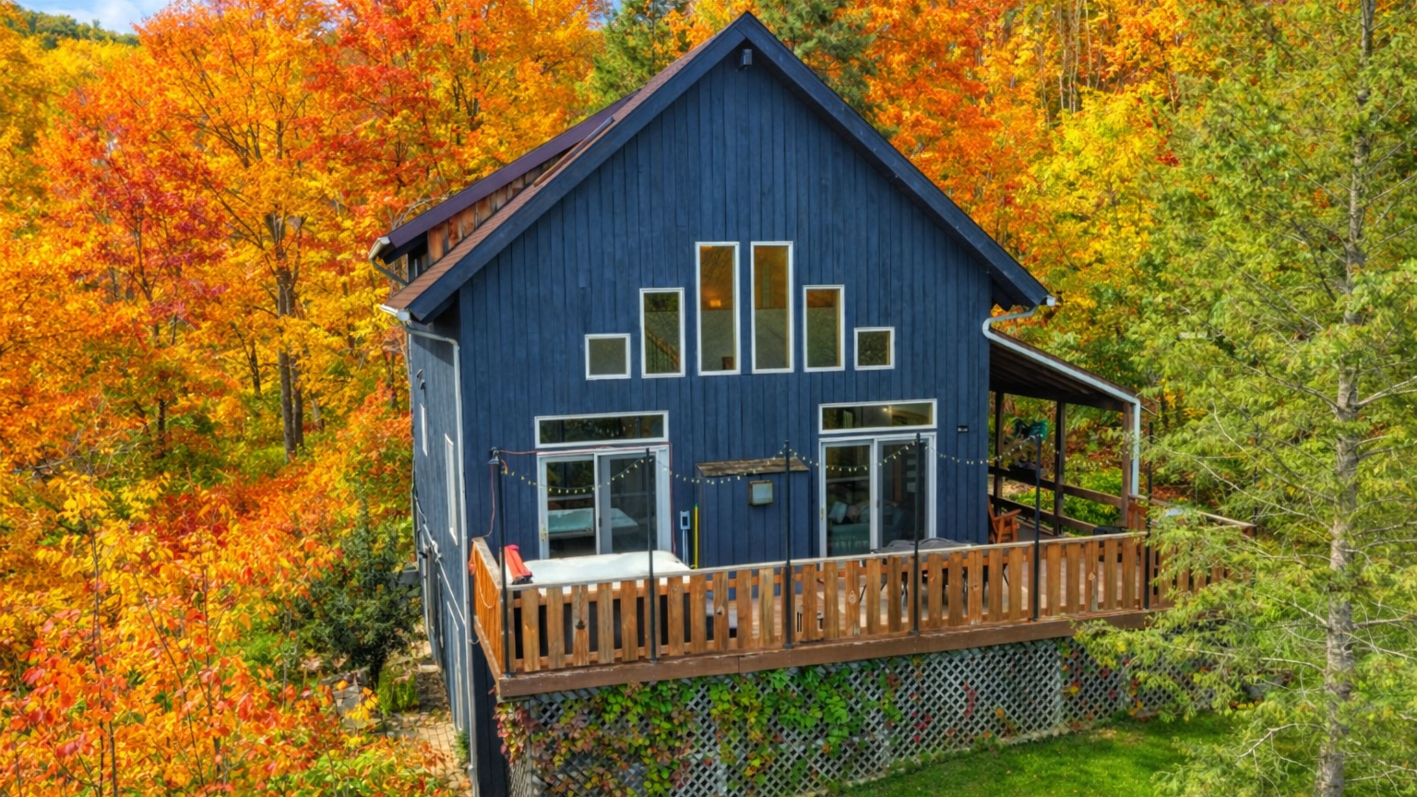 Keuka Lake Vineyard firepits autumn