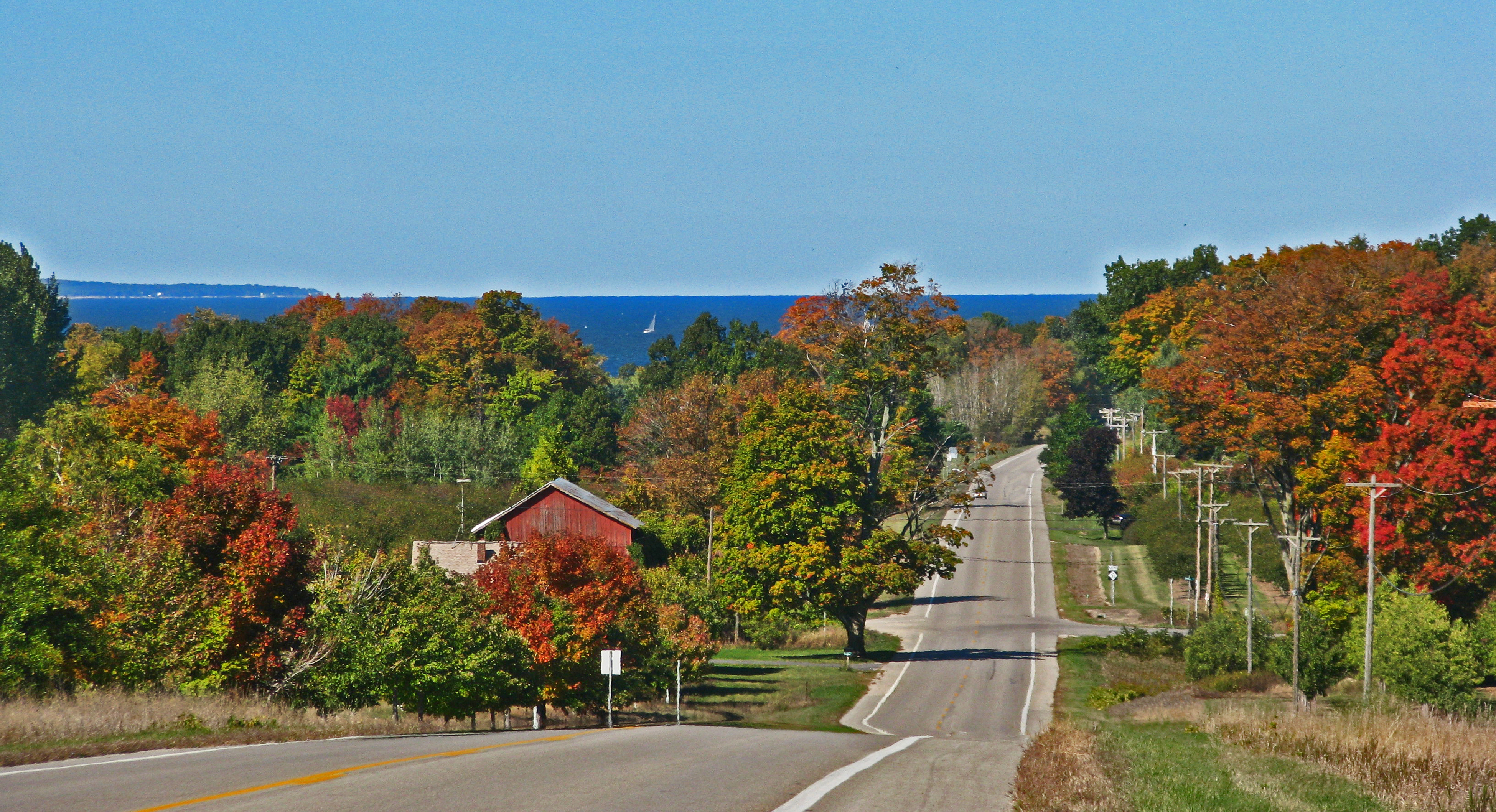 Old Mission Peninsula Traverse City fall
