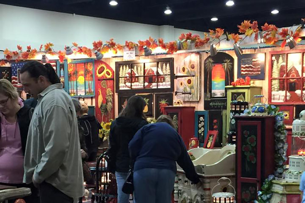 Gatlinburg Craftsmen's Fair artisan booths handmade goods