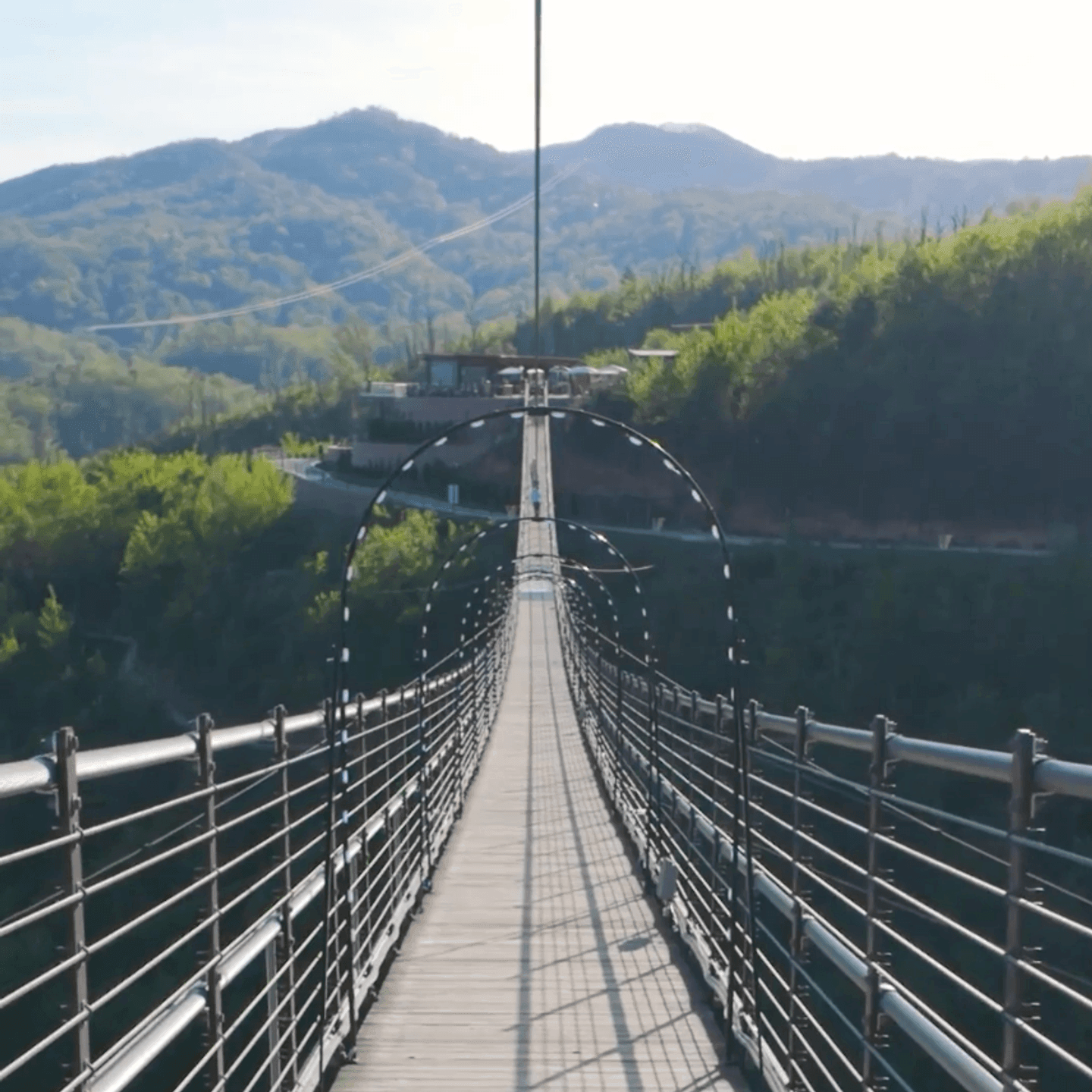 Gatlinburg SkyBridge suspension bridge fall