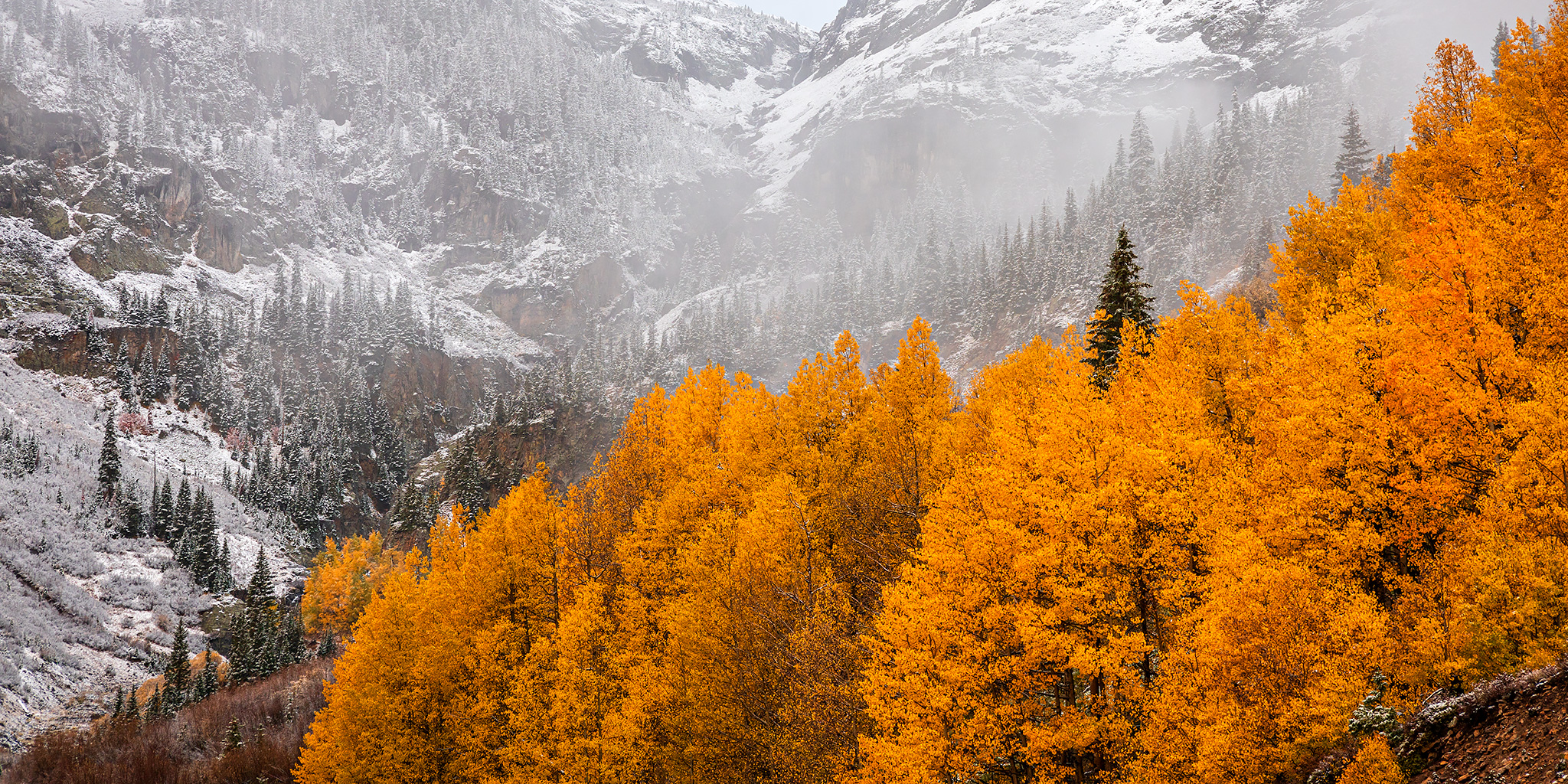 Million Dollar Highway Colorado fall foliage