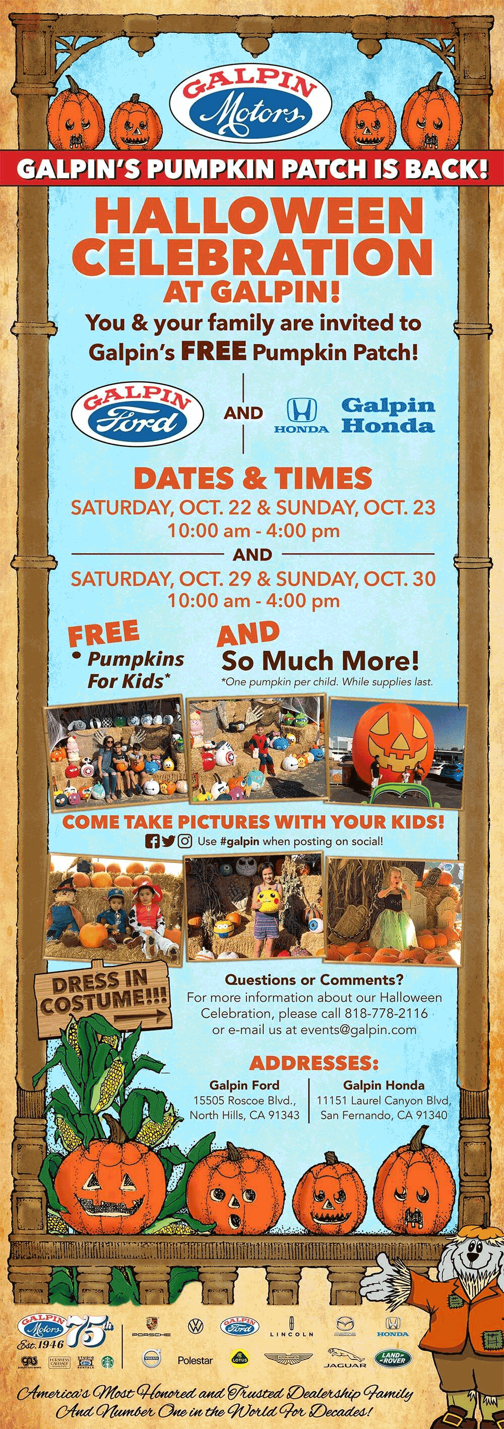 pumpkin patch road trip usa