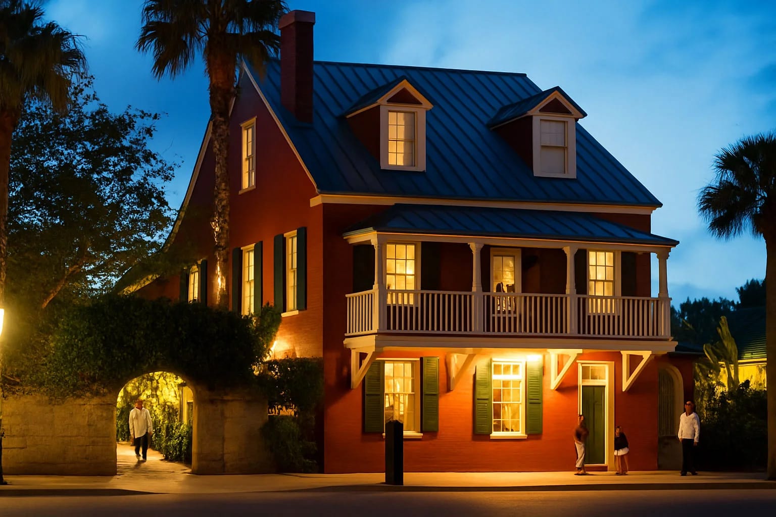 St. Augustine Florida colonial haunted architecture