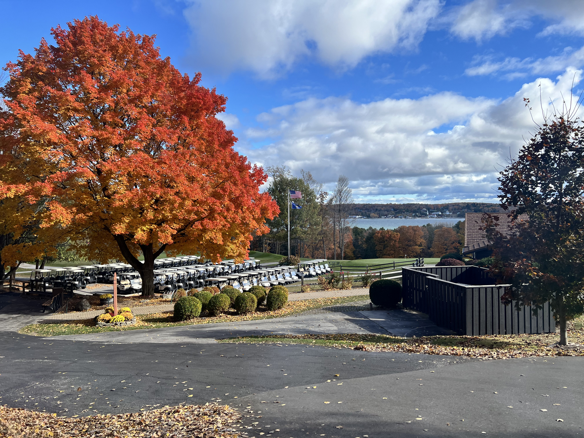 door county peninsula fall town