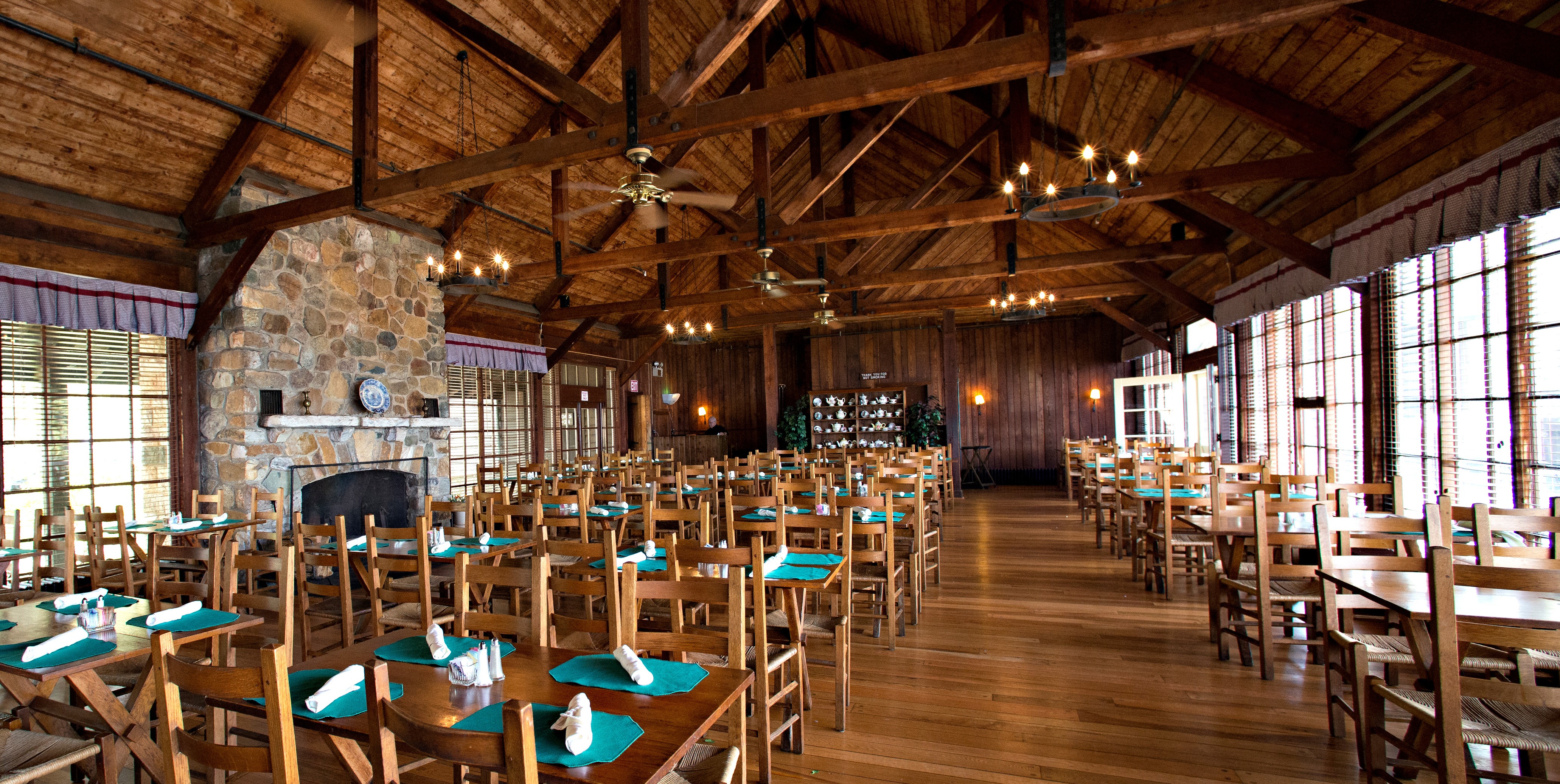 Big Meadows Lodge dining room fall