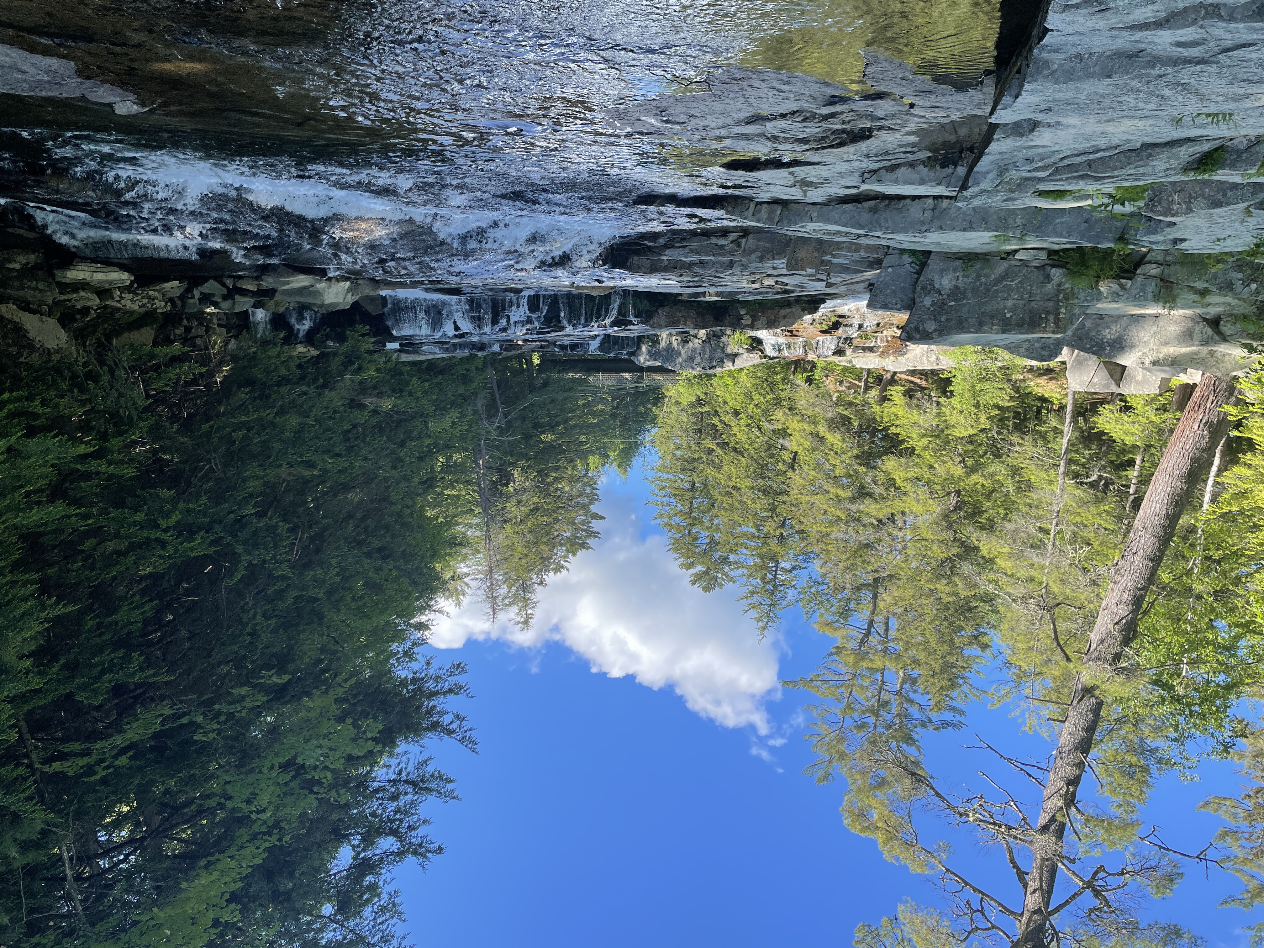 jackson falls white mountains new hampshire