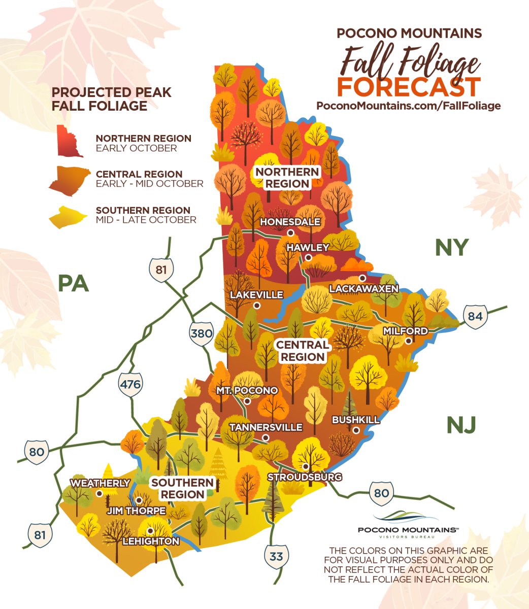 Route 6 Pocono Mountains fall scenic drive