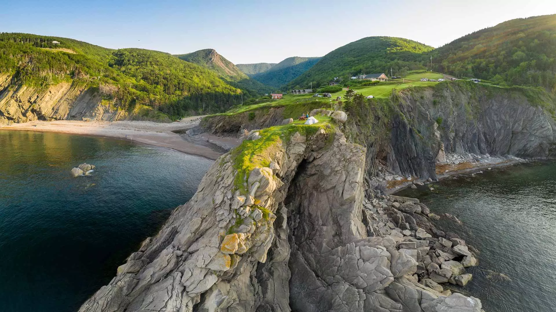 Meat Cove campground coastal view