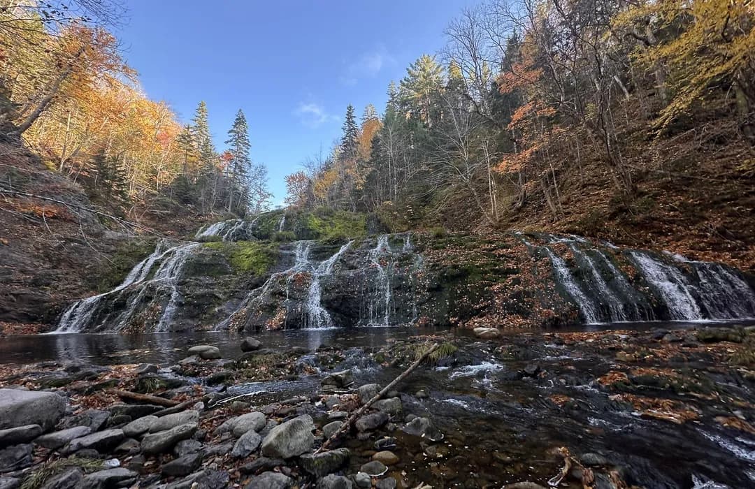 Egypt Falls Cape Breton waterfall autumn