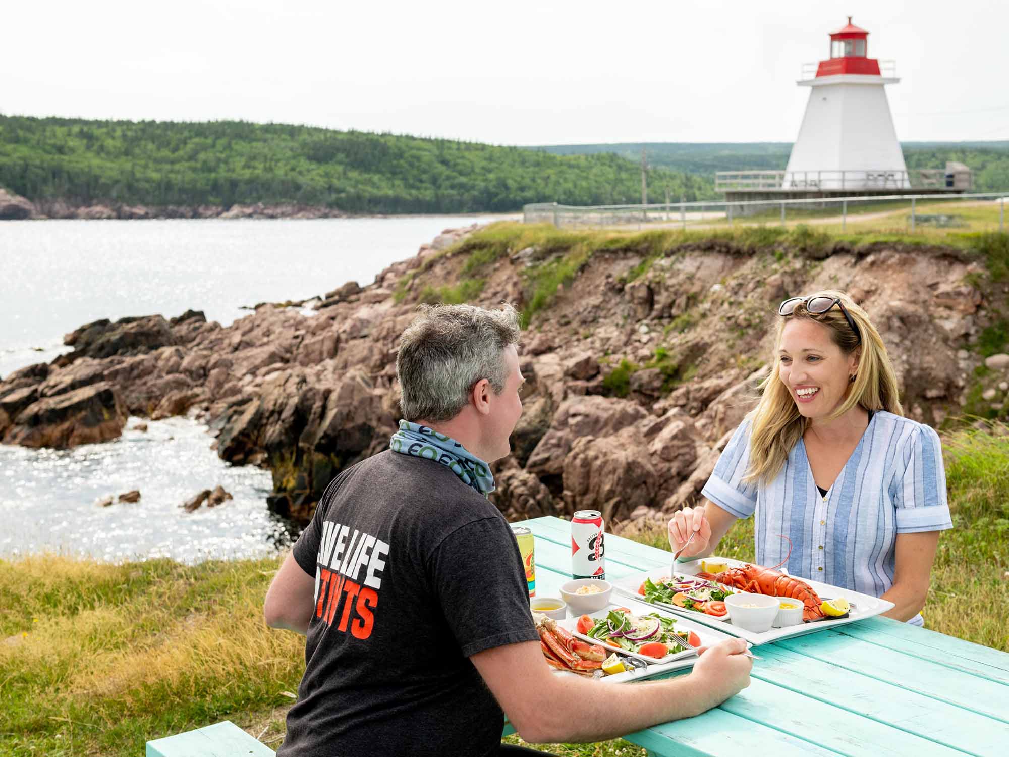 cabot trail lobster dinner Nova Scotia
