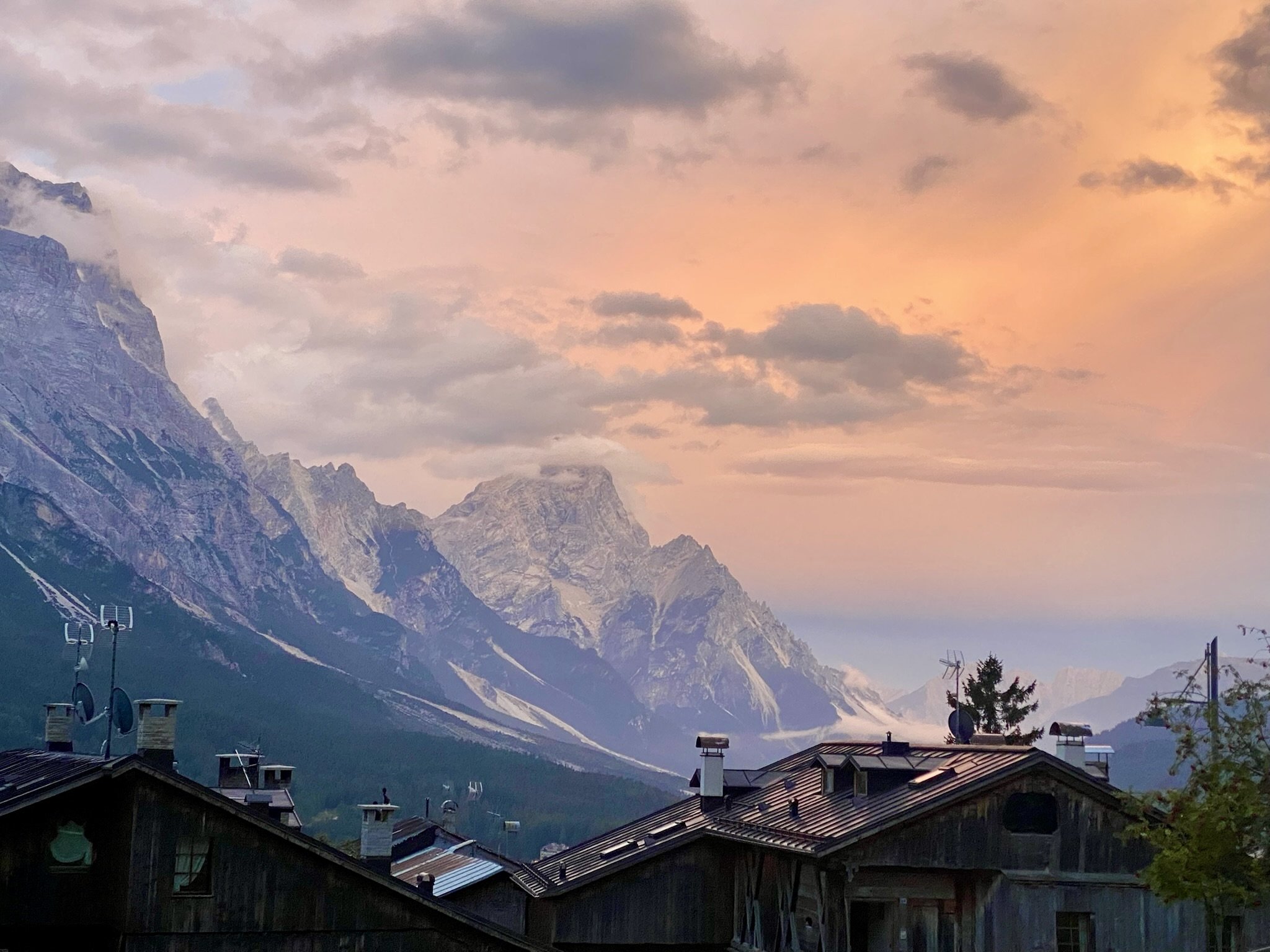 Cortina d'Ampezzo autumn mountain town