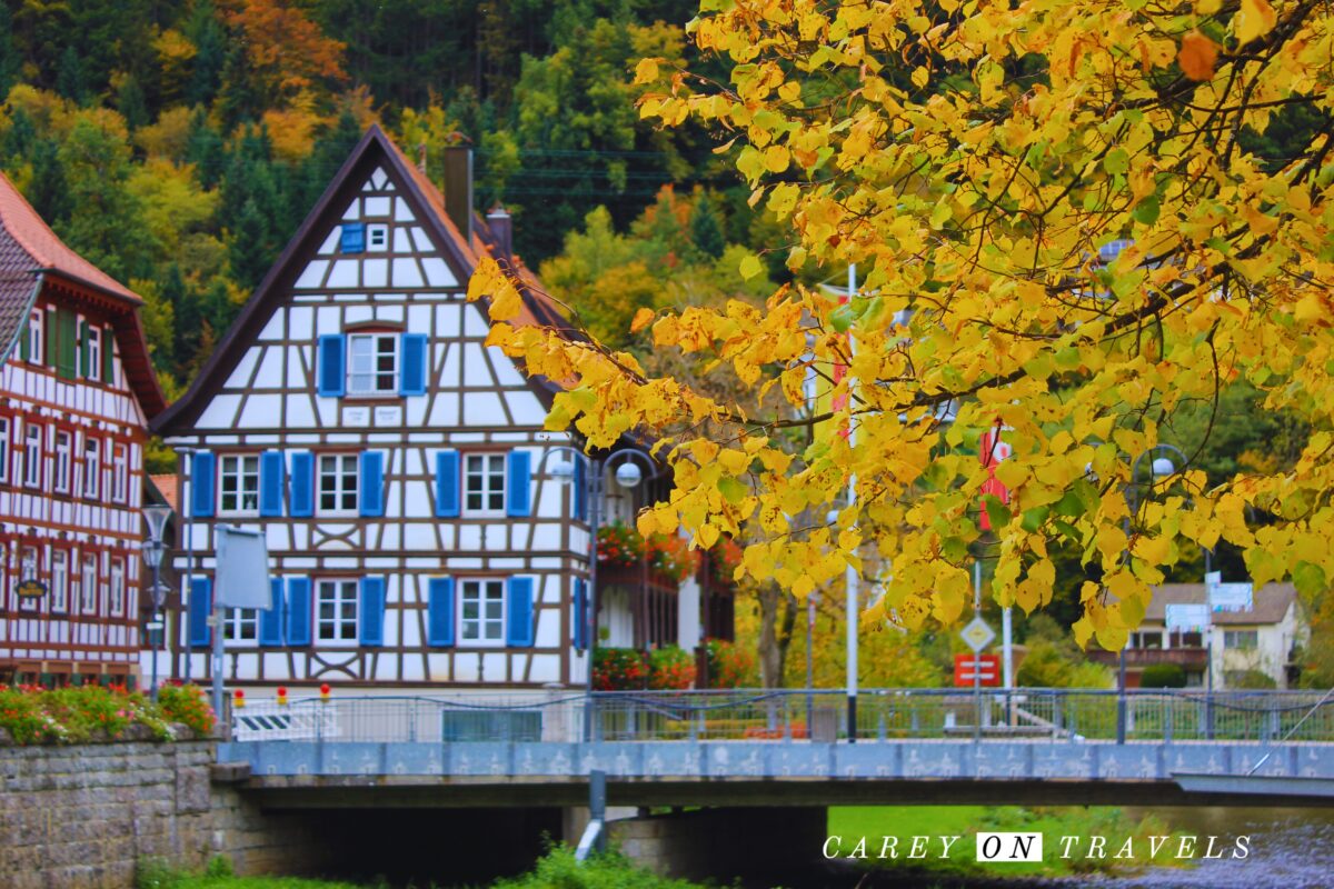 Kinzigtal Valley autumn village half-timbered Black Forest