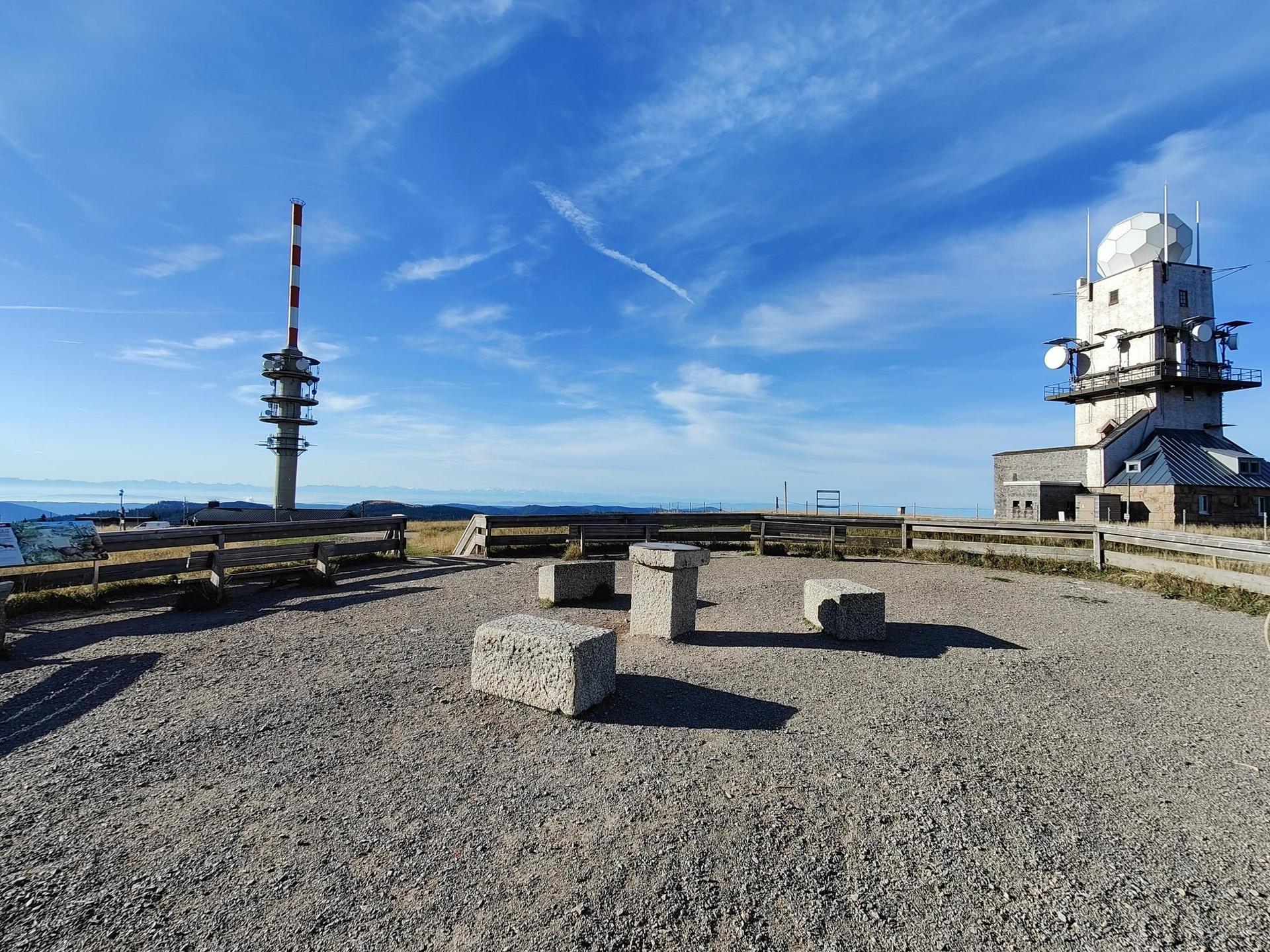 Schlossberg Freiburg autumn hilltop view