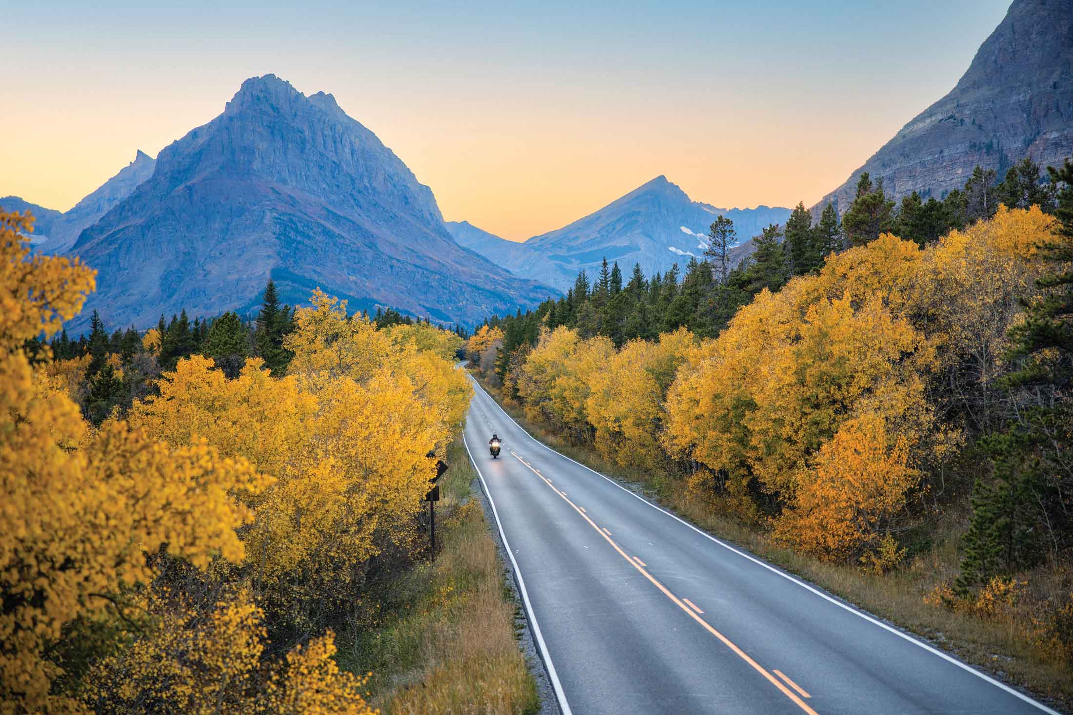 montana glacier national park fall