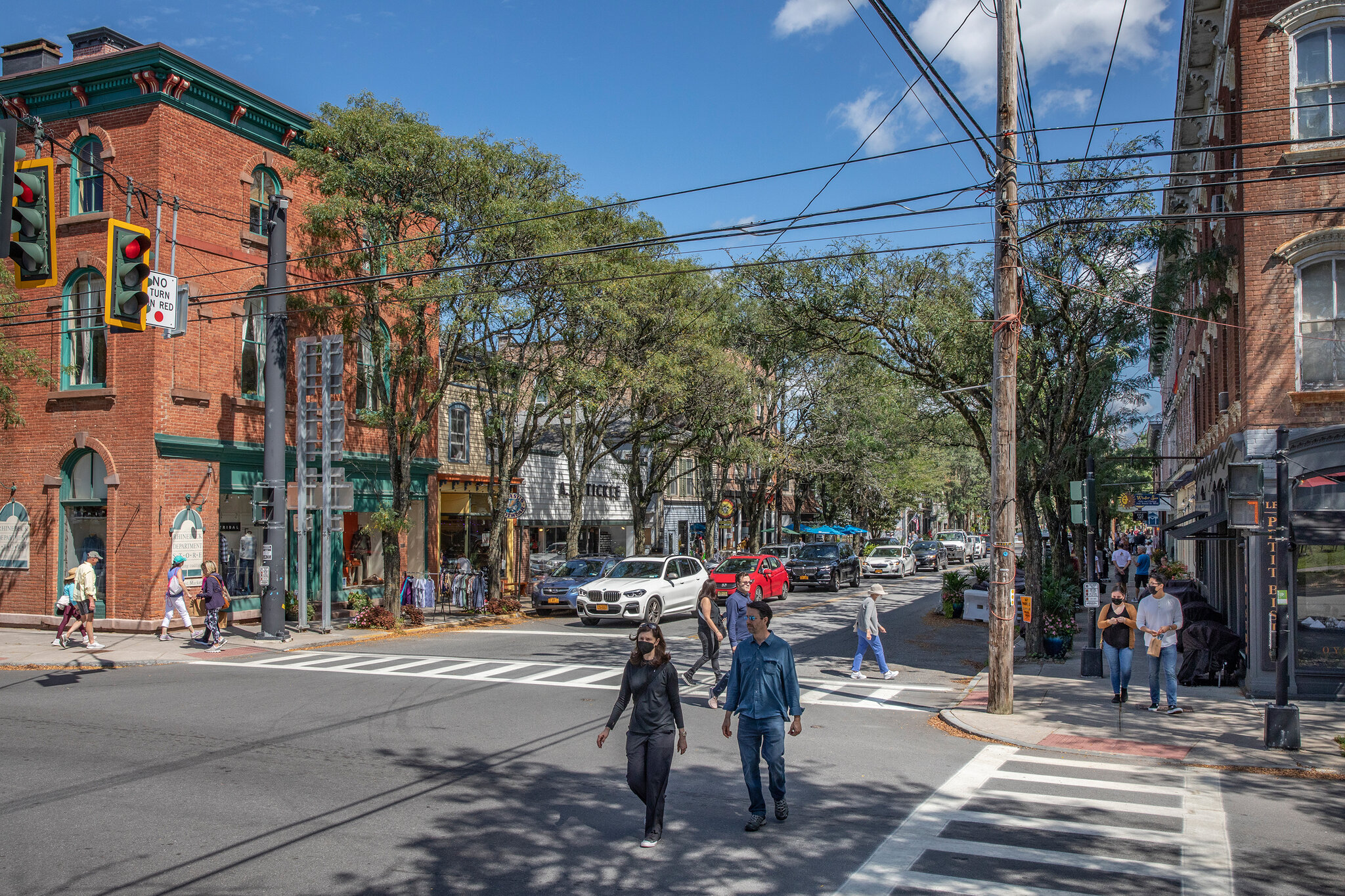 Rhinebeck New York main street village