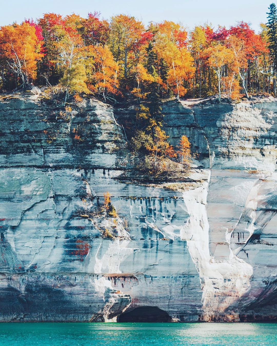 Pictured Rocks National Lakeshore fall colors