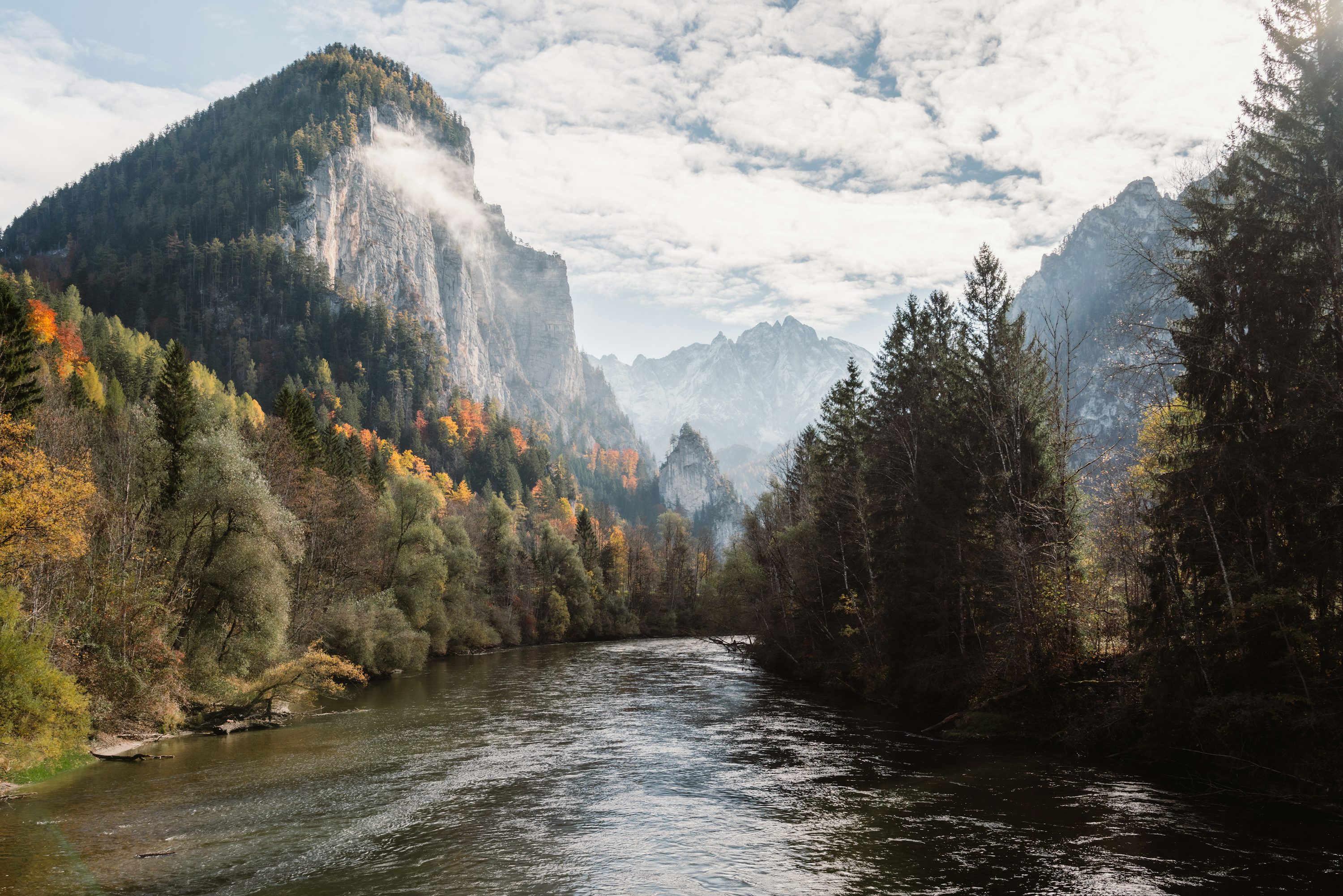 scenic overlook autumn valley