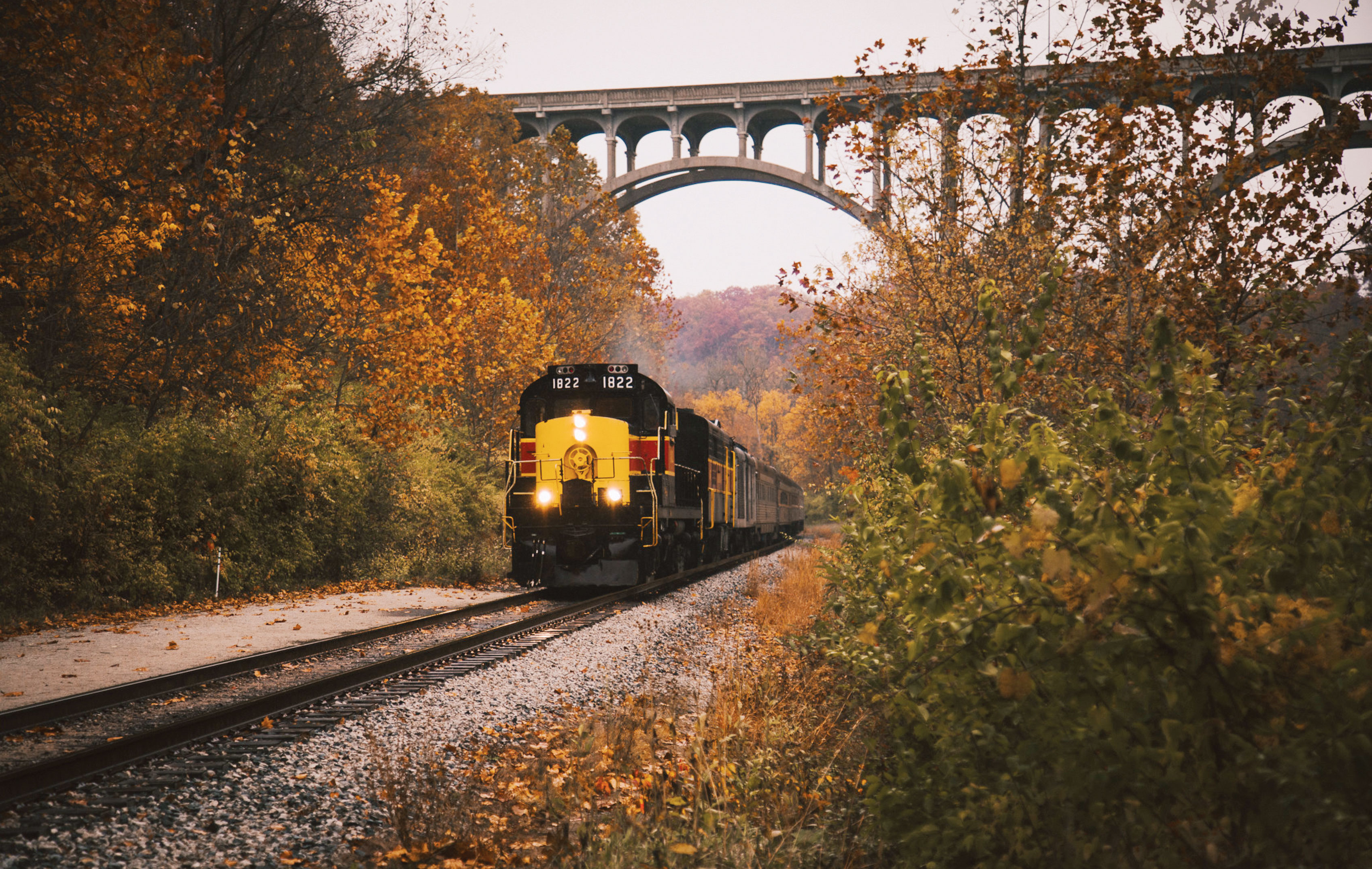 cuyahoga valley scenic railroad fall foliage