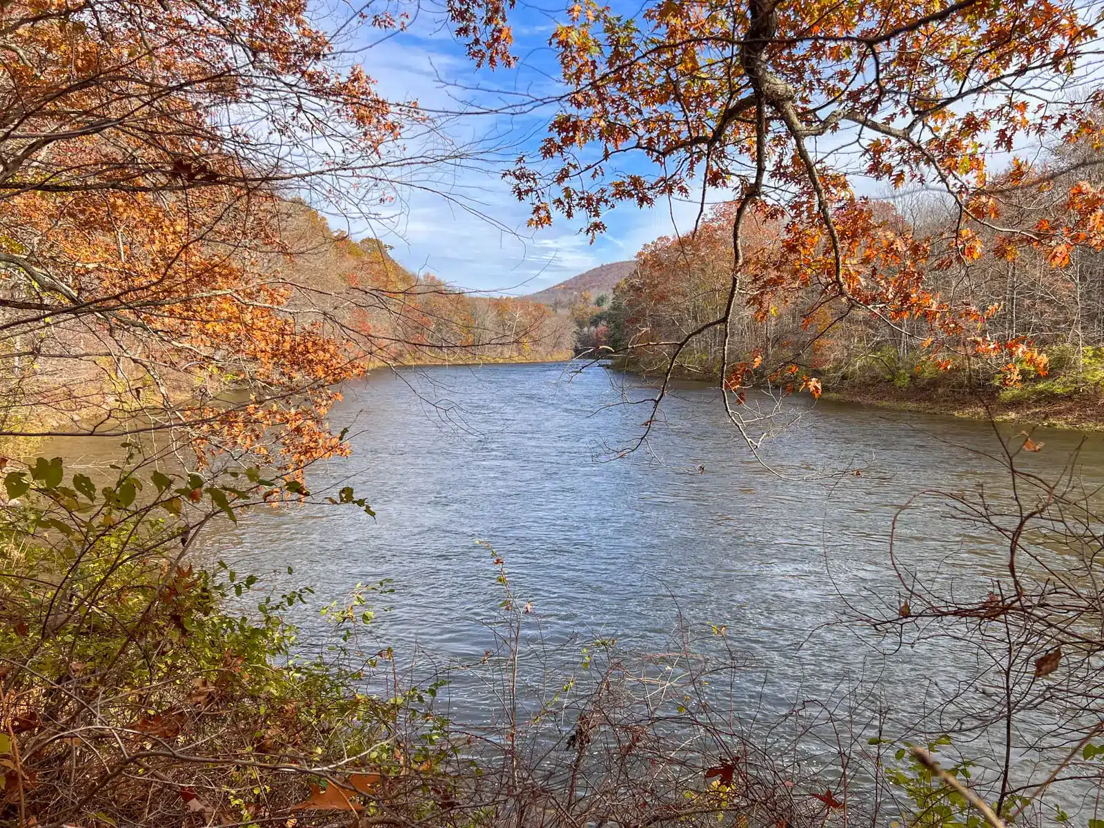 Housatonic River Kent Connecticut fall foliage