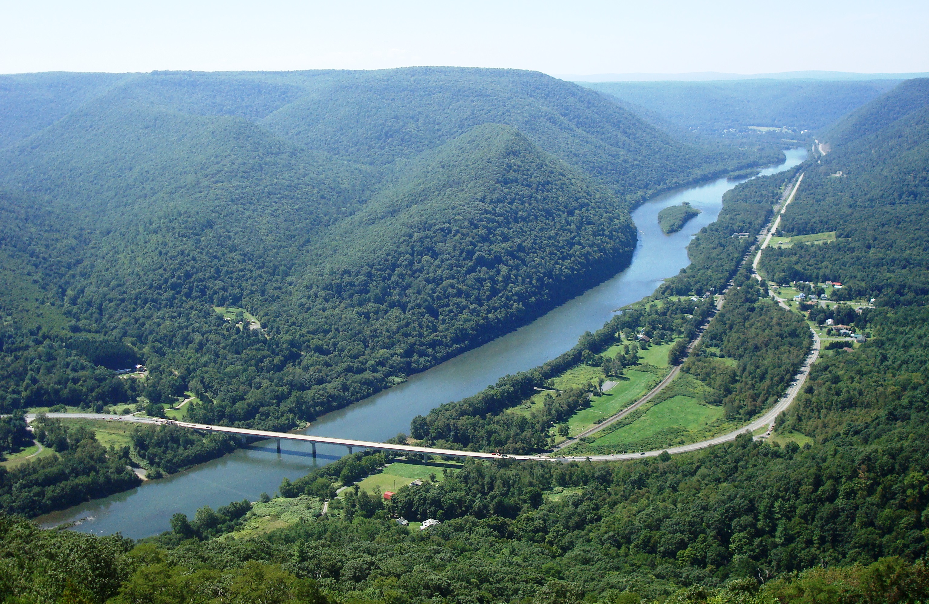 hyner view state park pennsylvania overlook