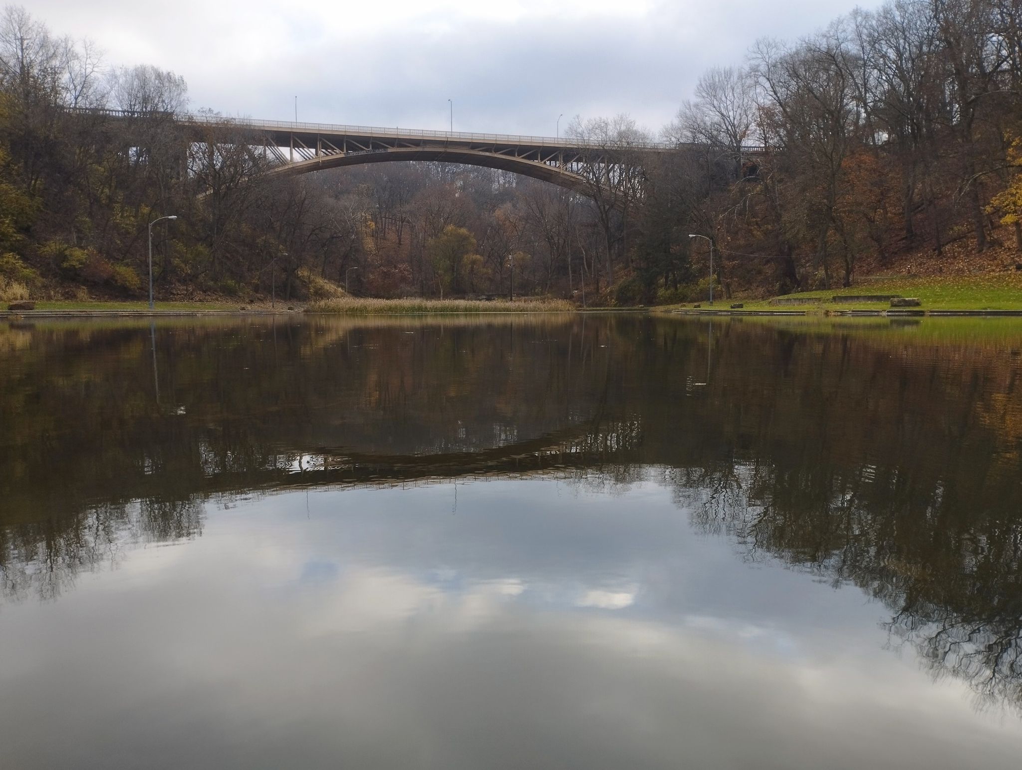 Schenley Park Pittsburgh fall overlook Panther Hollow