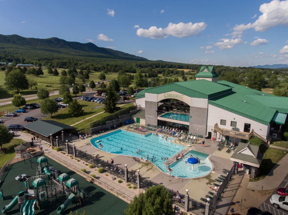 Massanutten Resort aerial view McGaheysville Virginia