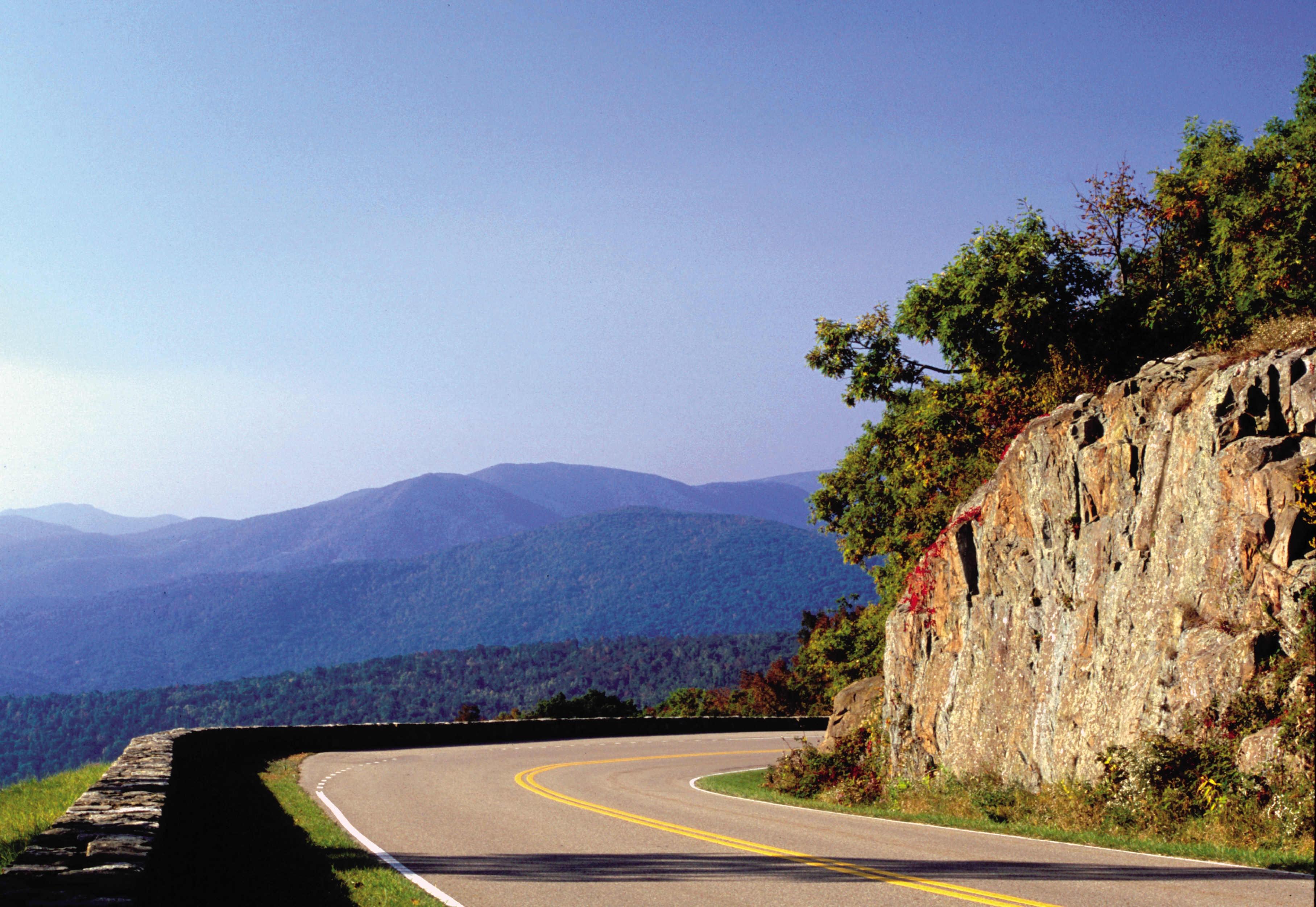 Front Royal Virginia Skyline Drive entrance sign