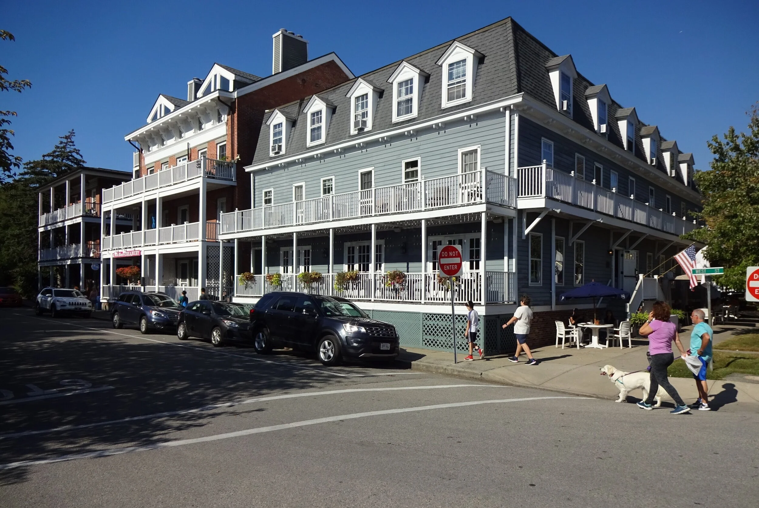 Hudson House Inn Cold Spring river view fall